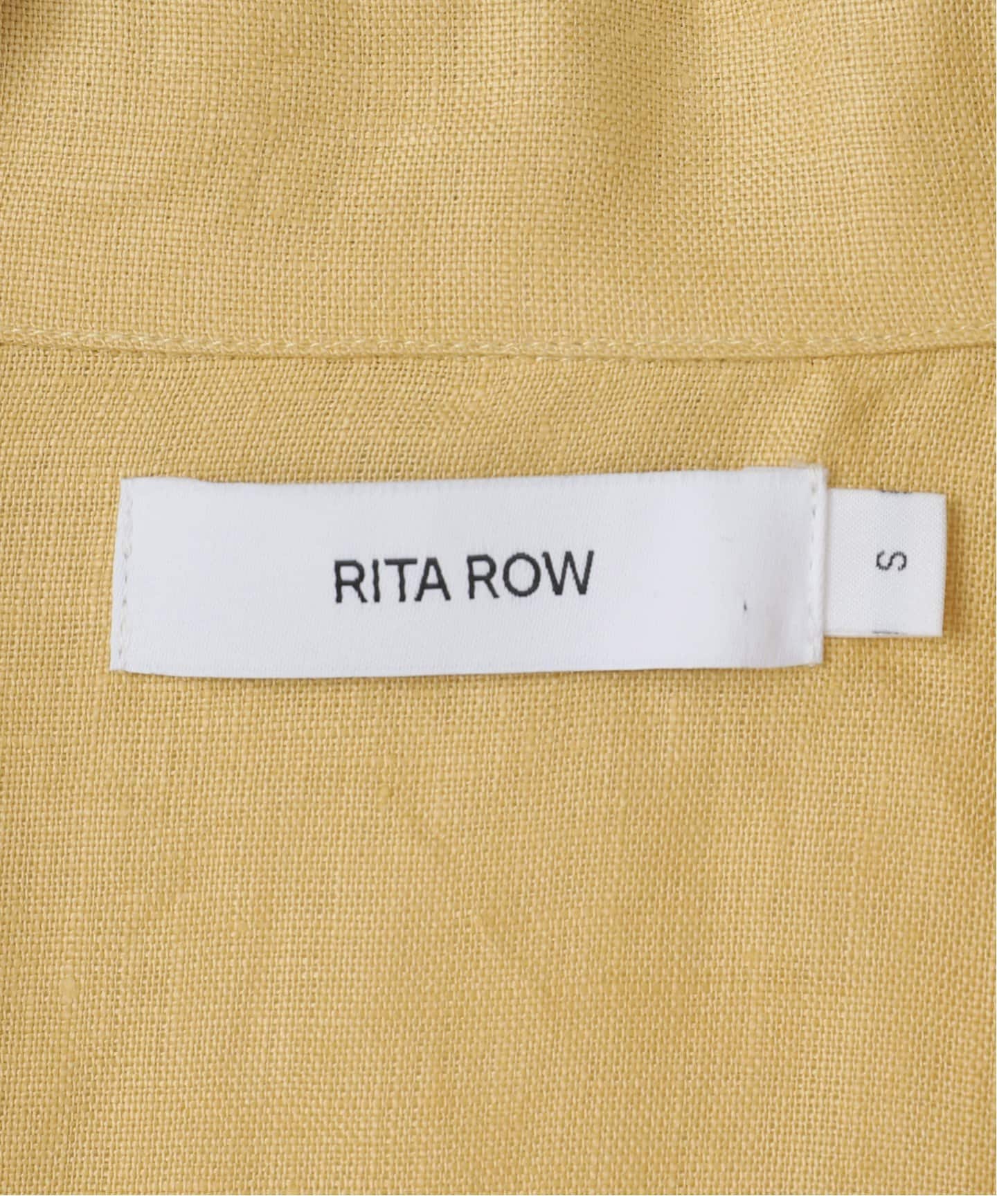 Rita Row/リタロウ】 AMBER BLOUSE：ブラウス（シャツ／ブラウス