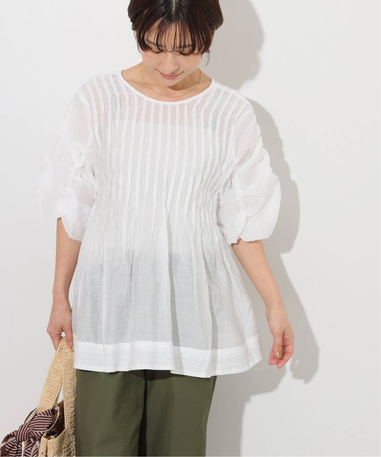 TORRAZZO DONNA/トラッゾドンナ】2WAY TACK TOPS：ブラウス（シャツ 