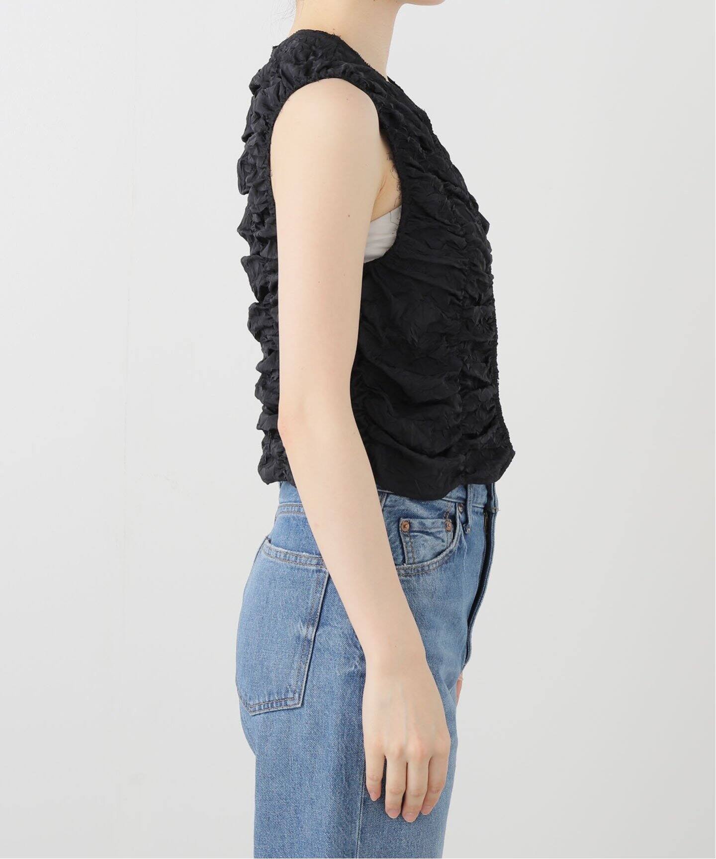 TODAYFUL/トゥデイフル】Piping Shirring Blouse：ブラウス