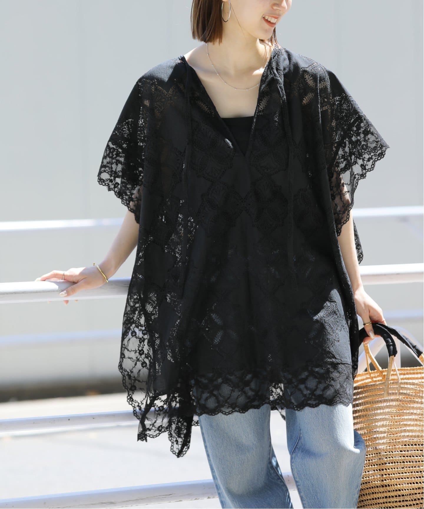 【PROVOKE/プロヴォーク】Poncho ブラウス ナチュラル 新品 追加》【PROVOKE/プロヴォーク】Poncho ブラウス（シャツ