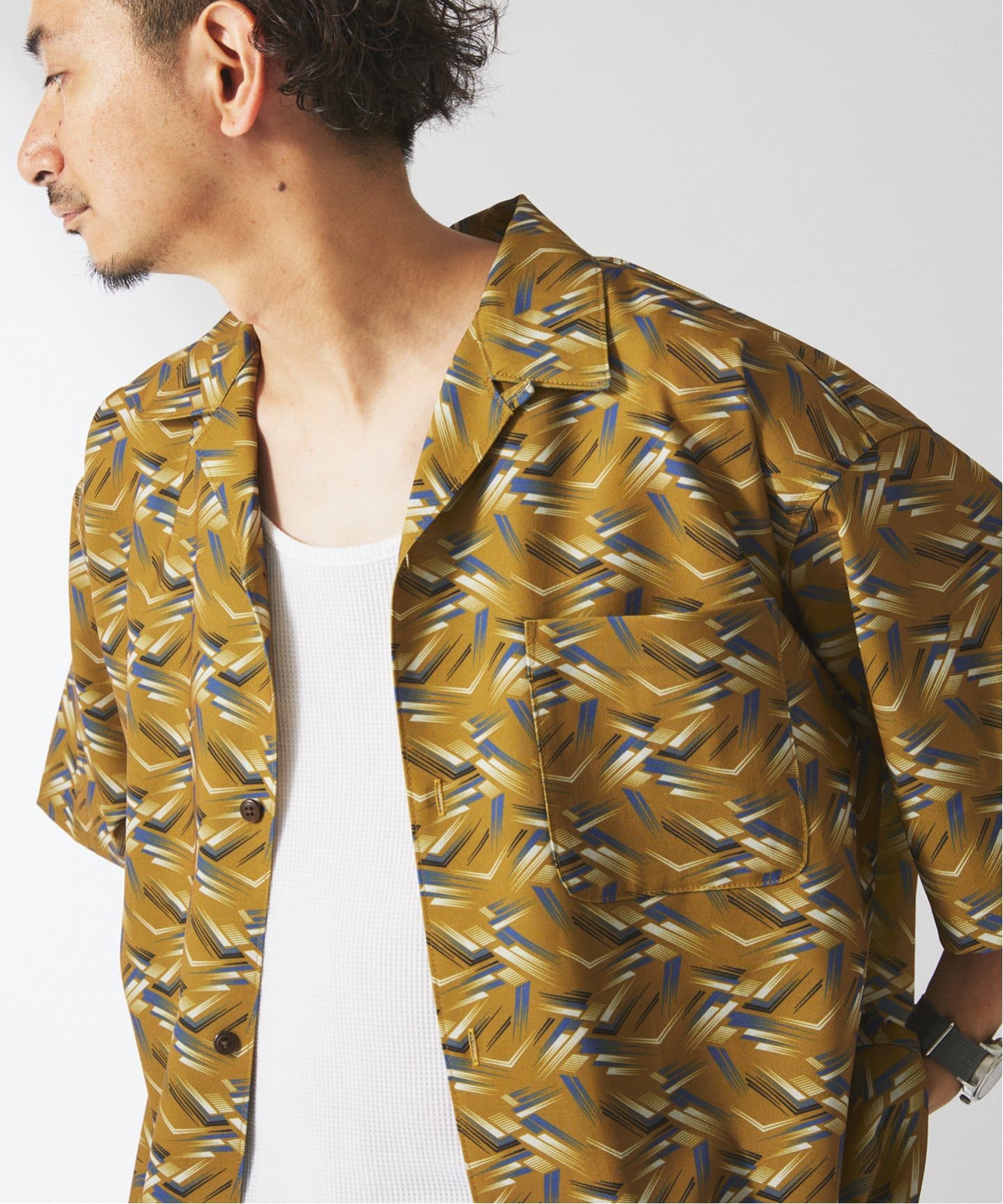 BEACH GOLD 開襟シャツ ジャーナルスタンダード JOURNAL STANDARD（ジャーナルスタンダード）の「スプラッシュ
