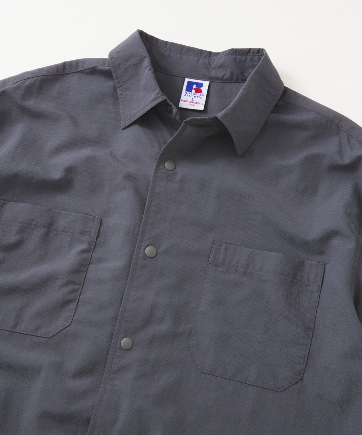 RUSSELL ATHLETIC 別注 ナイロン リップストップ ショートスリーブ RUSSELL ATHLETIC 別注 ナイロン リップストップ ショートスリーブ
