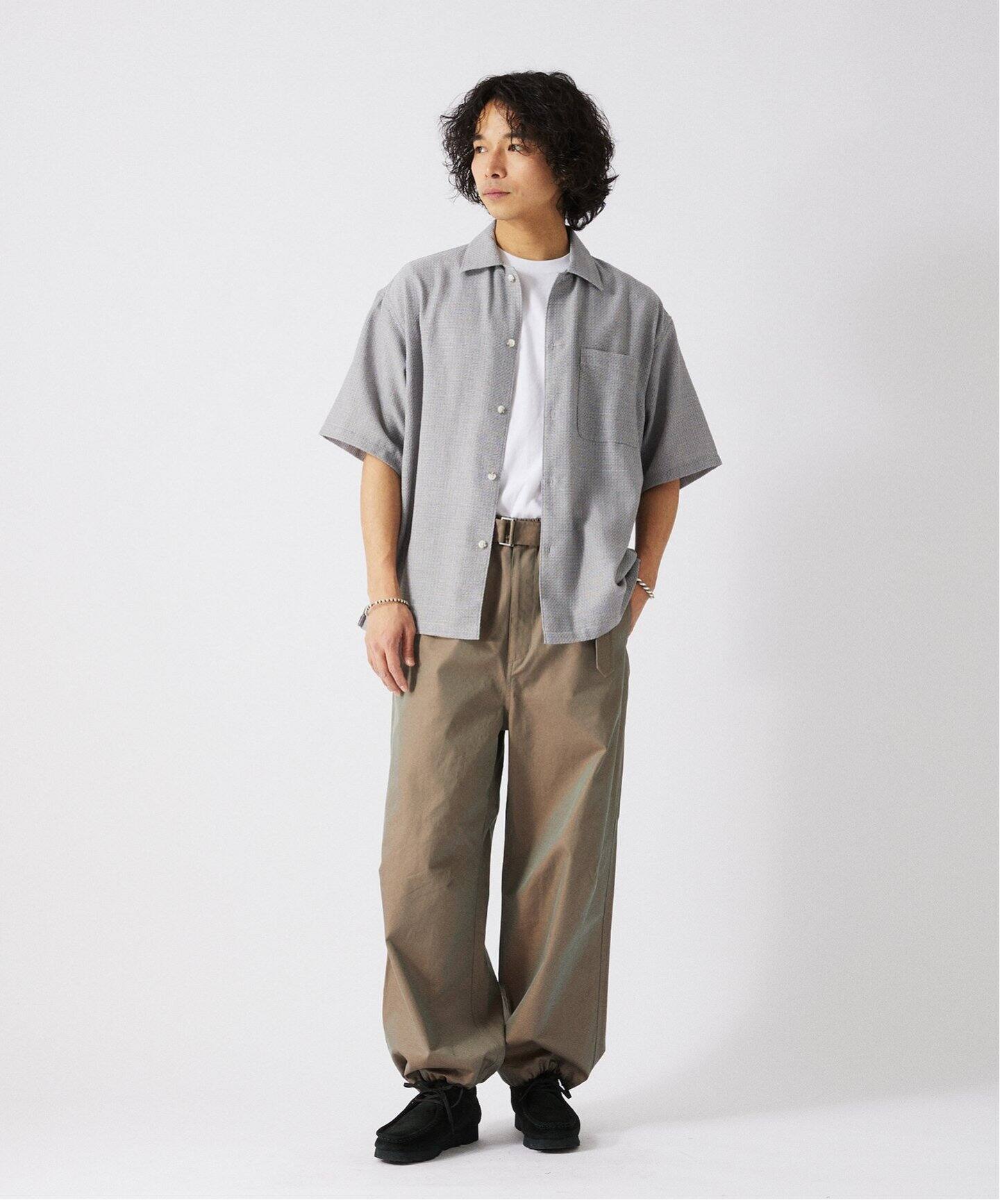 C/L メランジ ドビー 半袖シャツ（シャツ／ブラウス）｜JOURNAL