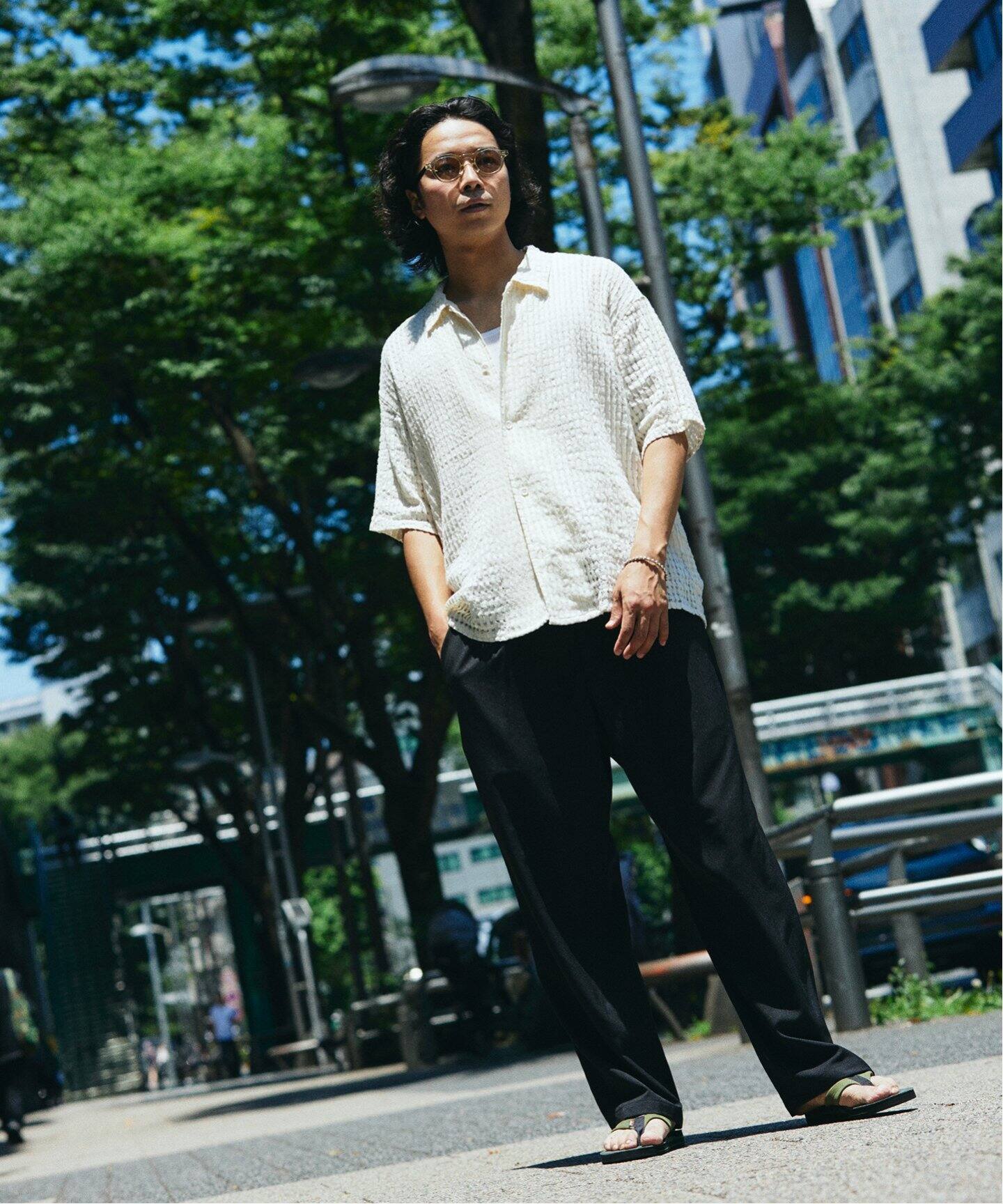 チェック シアー ドビー 半袖 シャツ（シャツ／ブラウス）｜JOURNAL 
