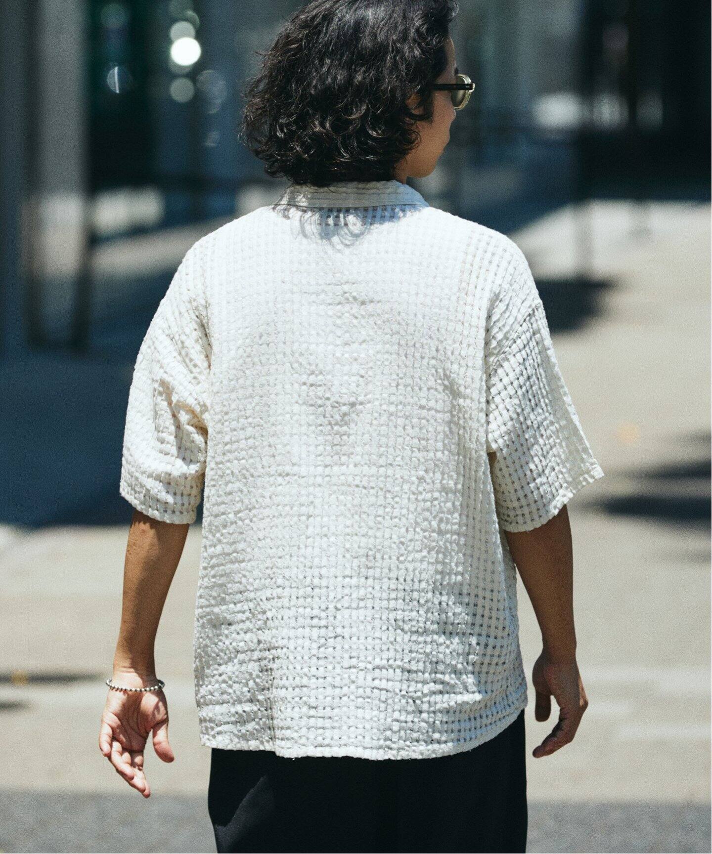 チェック シアー ドビー 半袖 シャツ（シャツ／ブラウス）｜JOURNAL