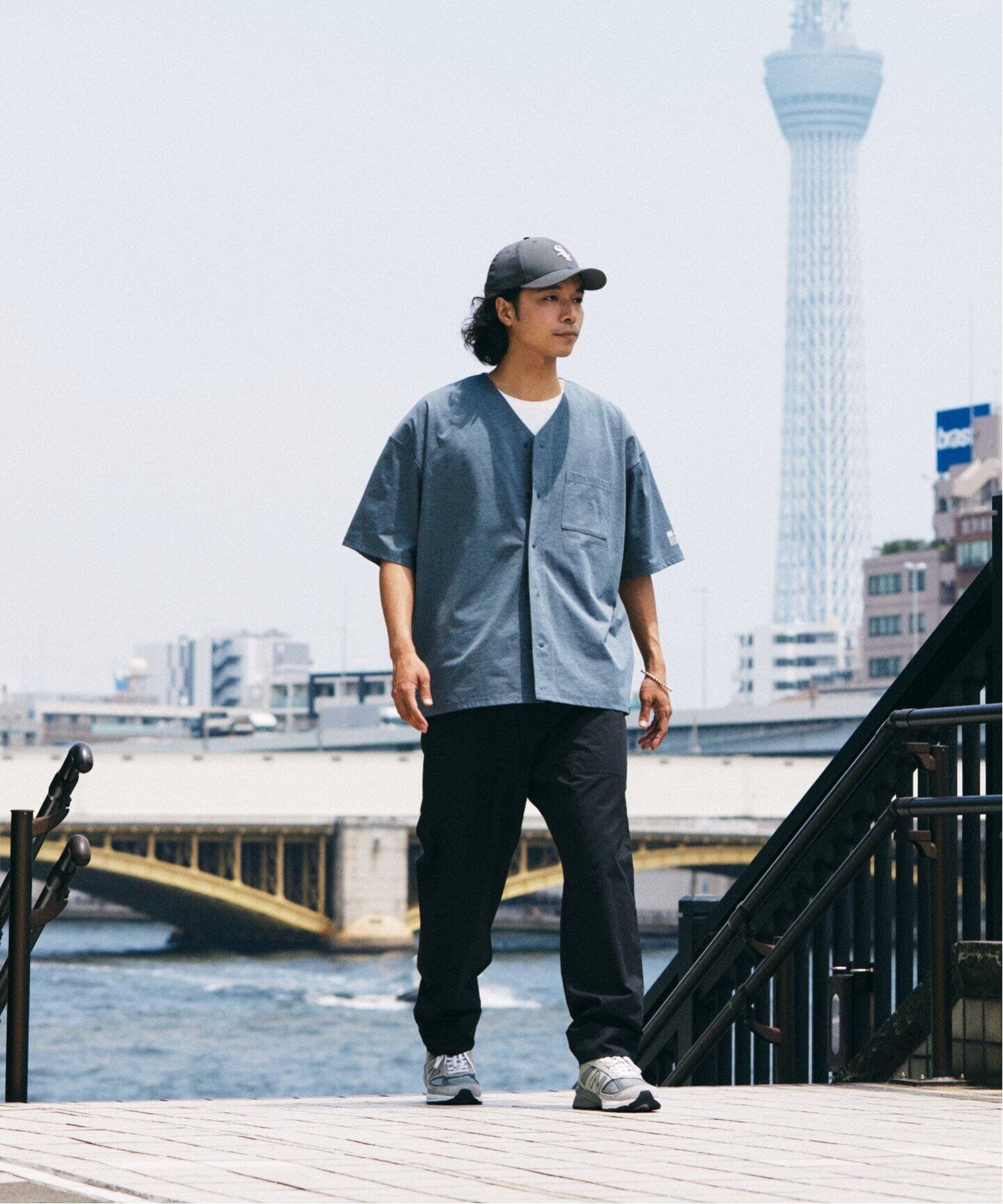 吸水速乾 RUSSELL ATHLETIC 別注 Dri-Power(R) ベースボールシャツ