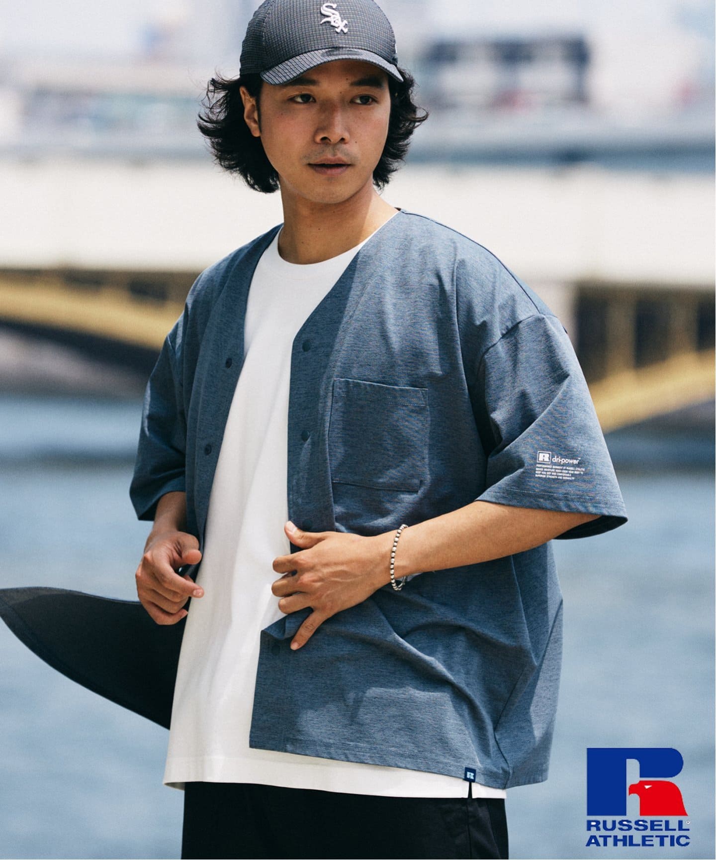 吸水速乾 RUSSELL ATHLETIC 別注 Dri-Power(R) ベースボール