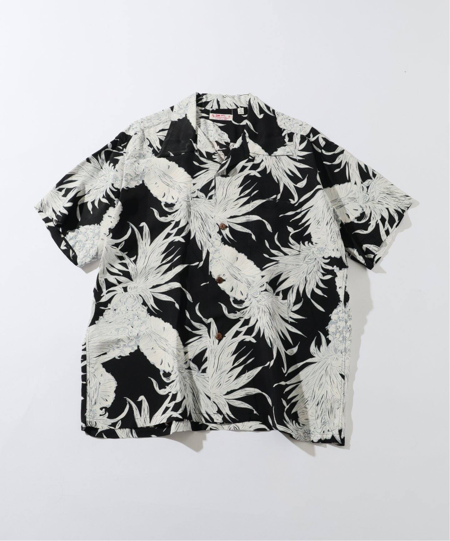 SUN SURF アロハシャツ L ジャーナルスタンダードパイナップル柄 SUN SURF / サンサーフ アイランド パイナップル（シャツ／ブラウス