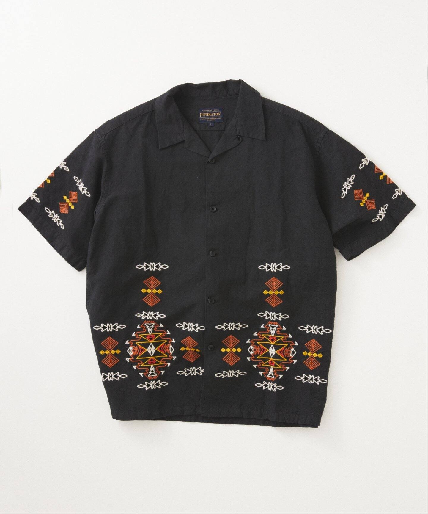 PENDLETON / ペンドルトン 別注 刺繍 オープンカラーシャツ