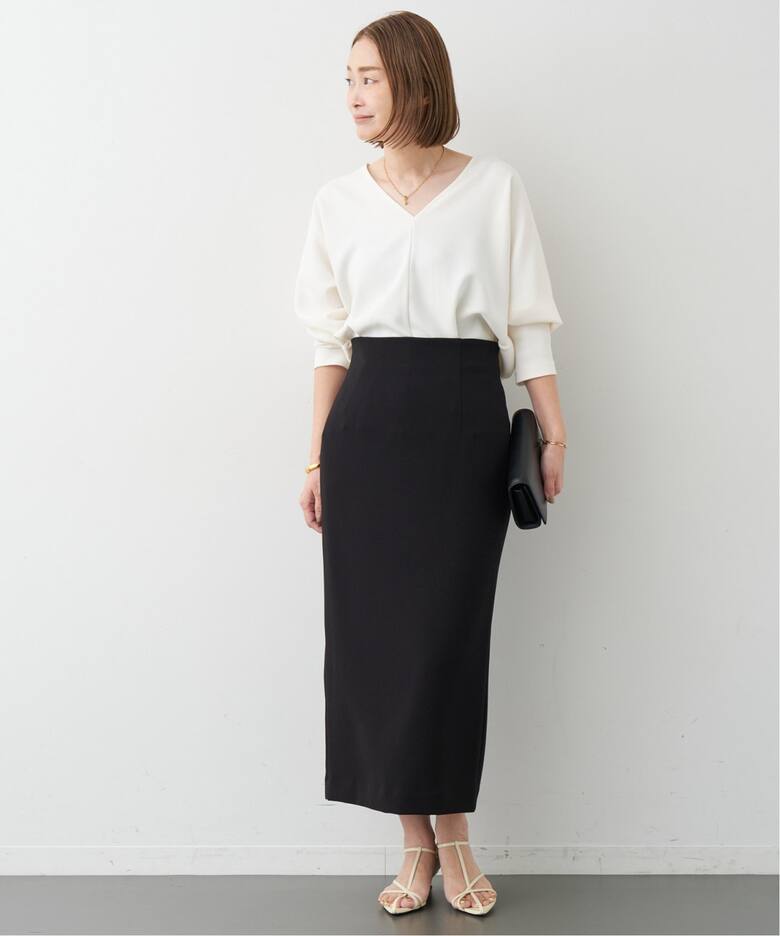 トリアセジョーゼット Vネック プルオーバー（シャツ／ブラウス  