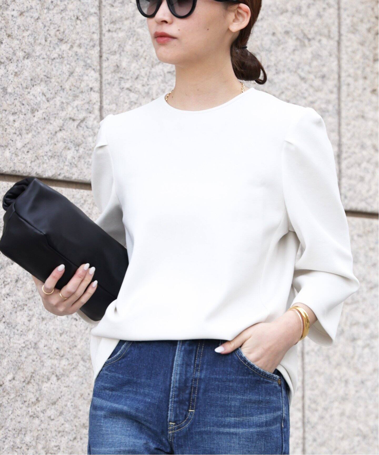 dumblefit クルーネック ブラウス（シャツ／ブラウス）｜Deuxieme  