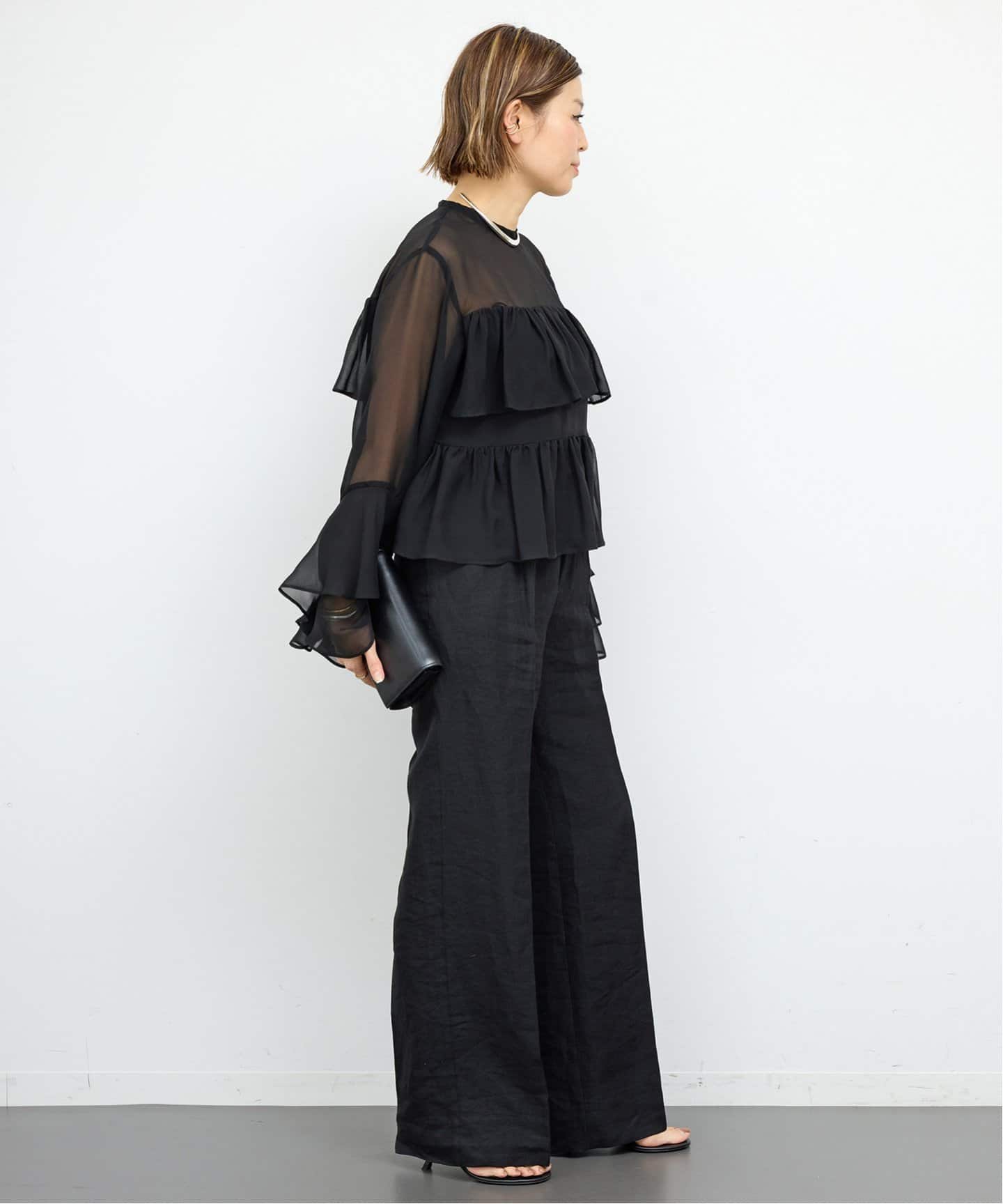 DEUXIEME CLASSE - 新品 DEUXIEME CLASSE ドゥーズィエムクラス フリル ブラウス Deuxieme Classe（ドゥーズィエムクラス）の「*Feminine