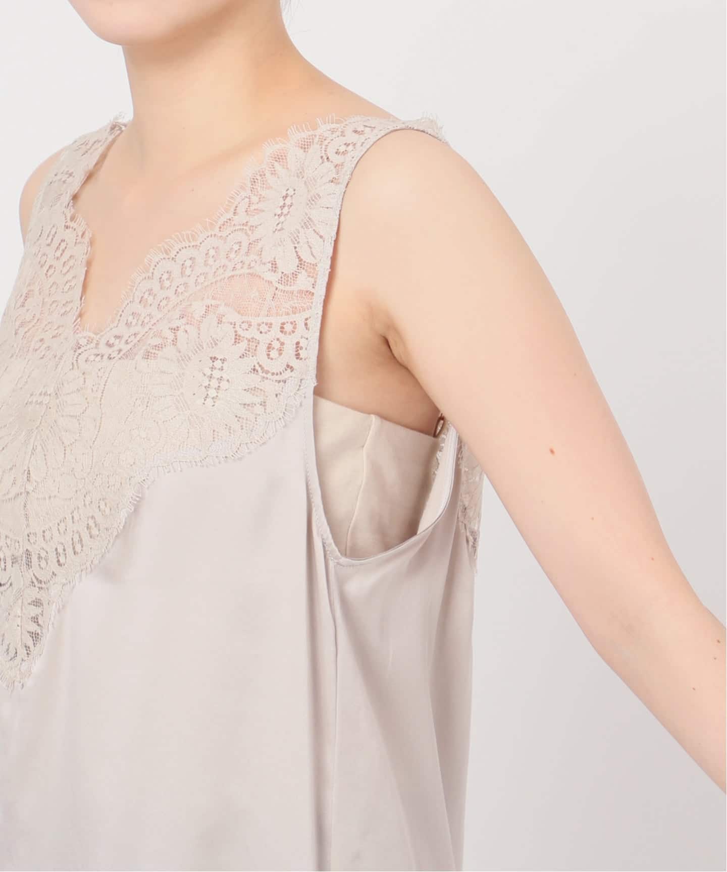 ドゥーズィエムクラス　キャミソール Lace Trimmed キャミソール 2（シャツ/ブラウス）｜Deuxieme Classe