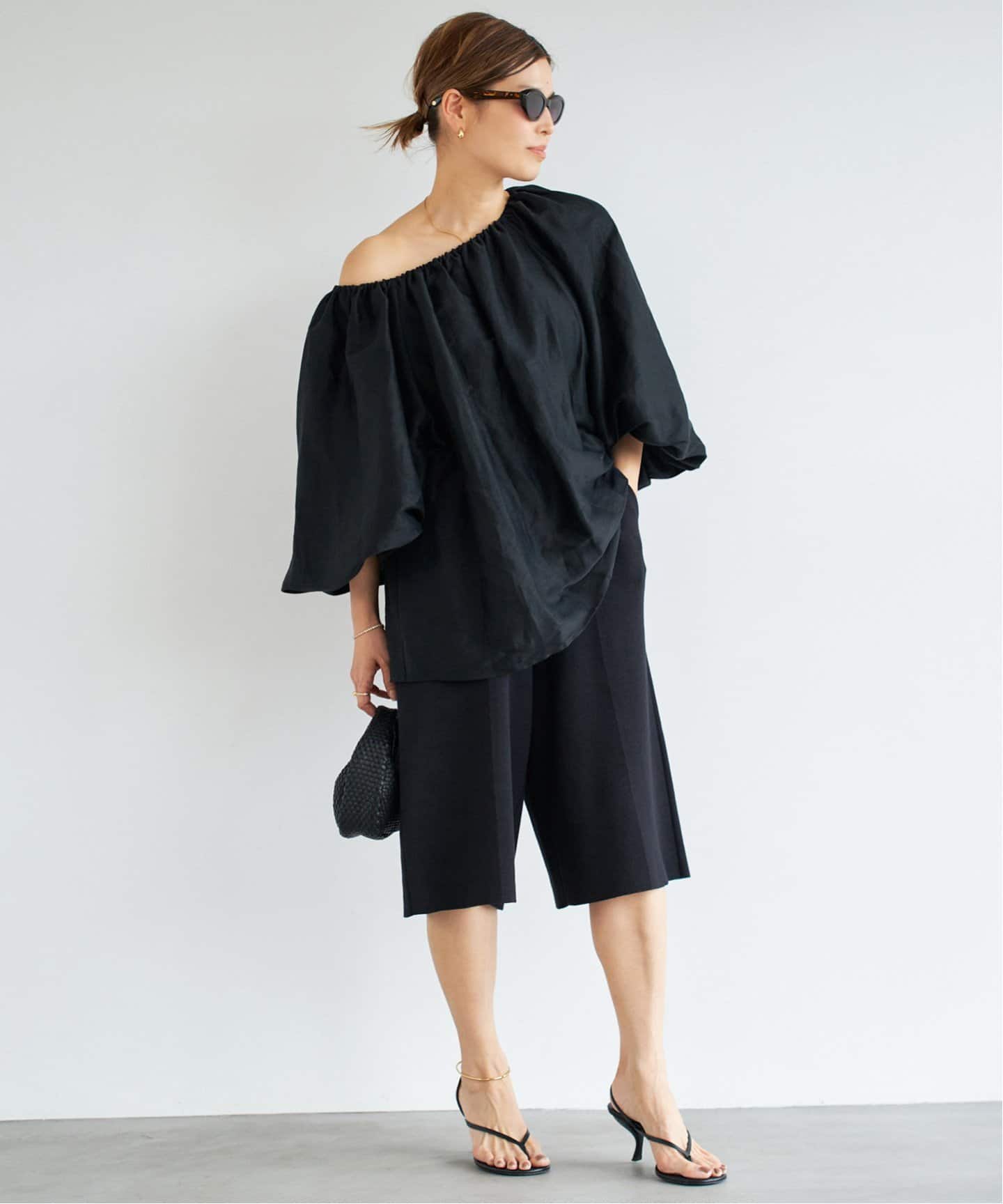 PHILEA オフショルダー ブラウス（シャツ／ブラウス）｜Deuxieme