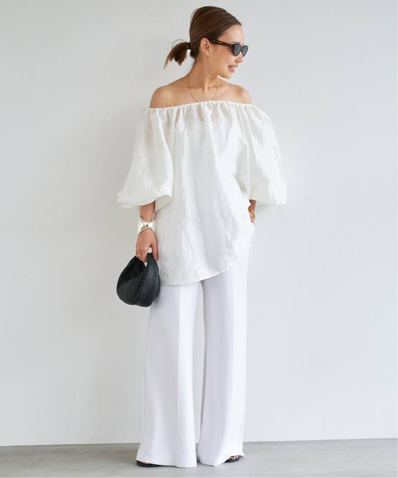 PHILEA オフショルダー ブラウス（シャツ／ブラウス）｜Deuxieme  