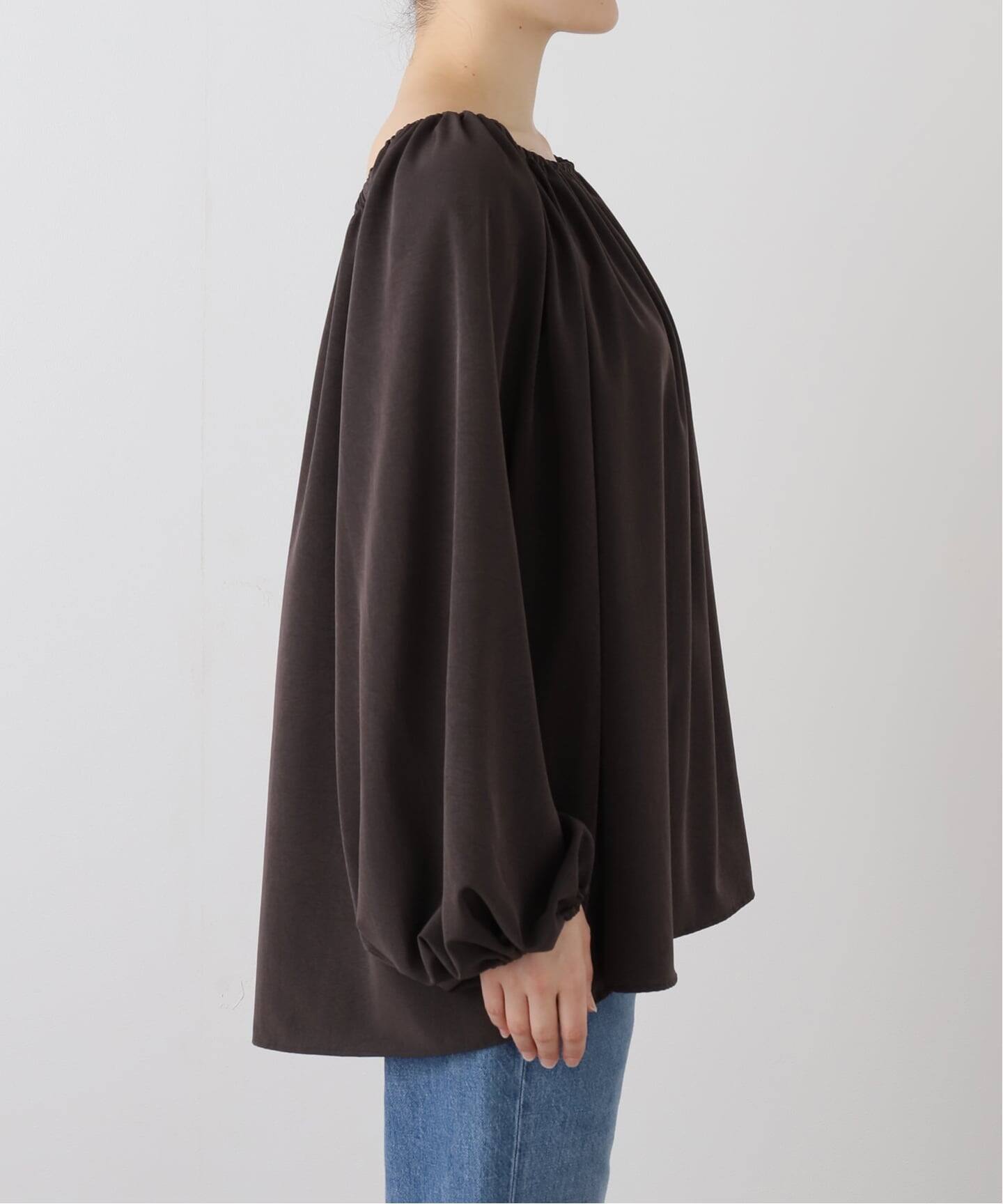 2025AW Claire ブラウス　ドゥーズィエムクラス　美品　ブラウン Claire ブラウス（シャツ／ブラウス）｜Deuxieme Classe