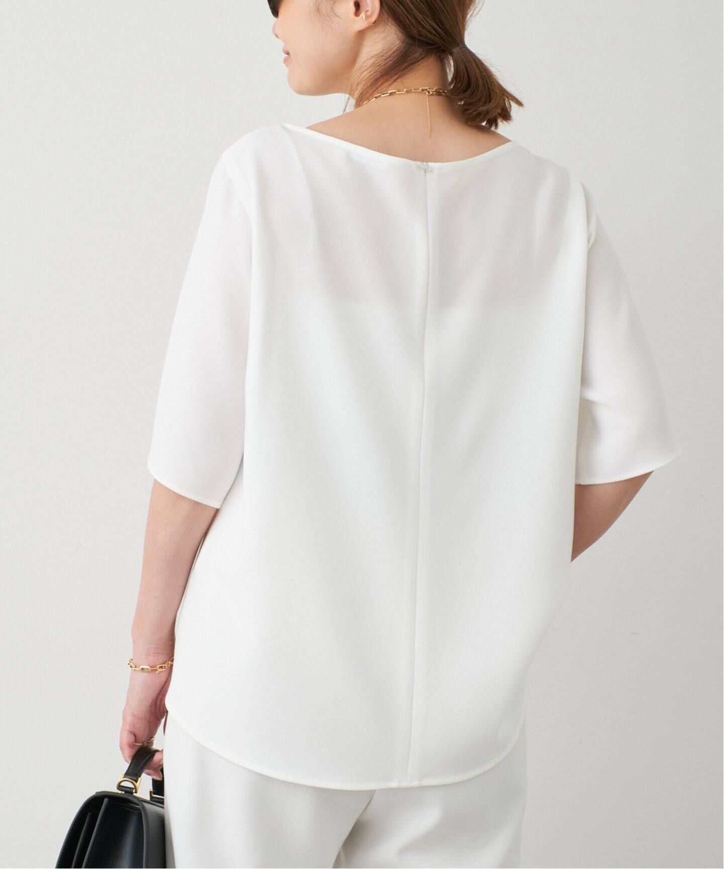 DEUXIEME CLASSE - ドゥーズィエムクラス Feminine ブラウス　ホワイト Deuxieme Classe（ドゥーズィエムクラス）の「*Feminine