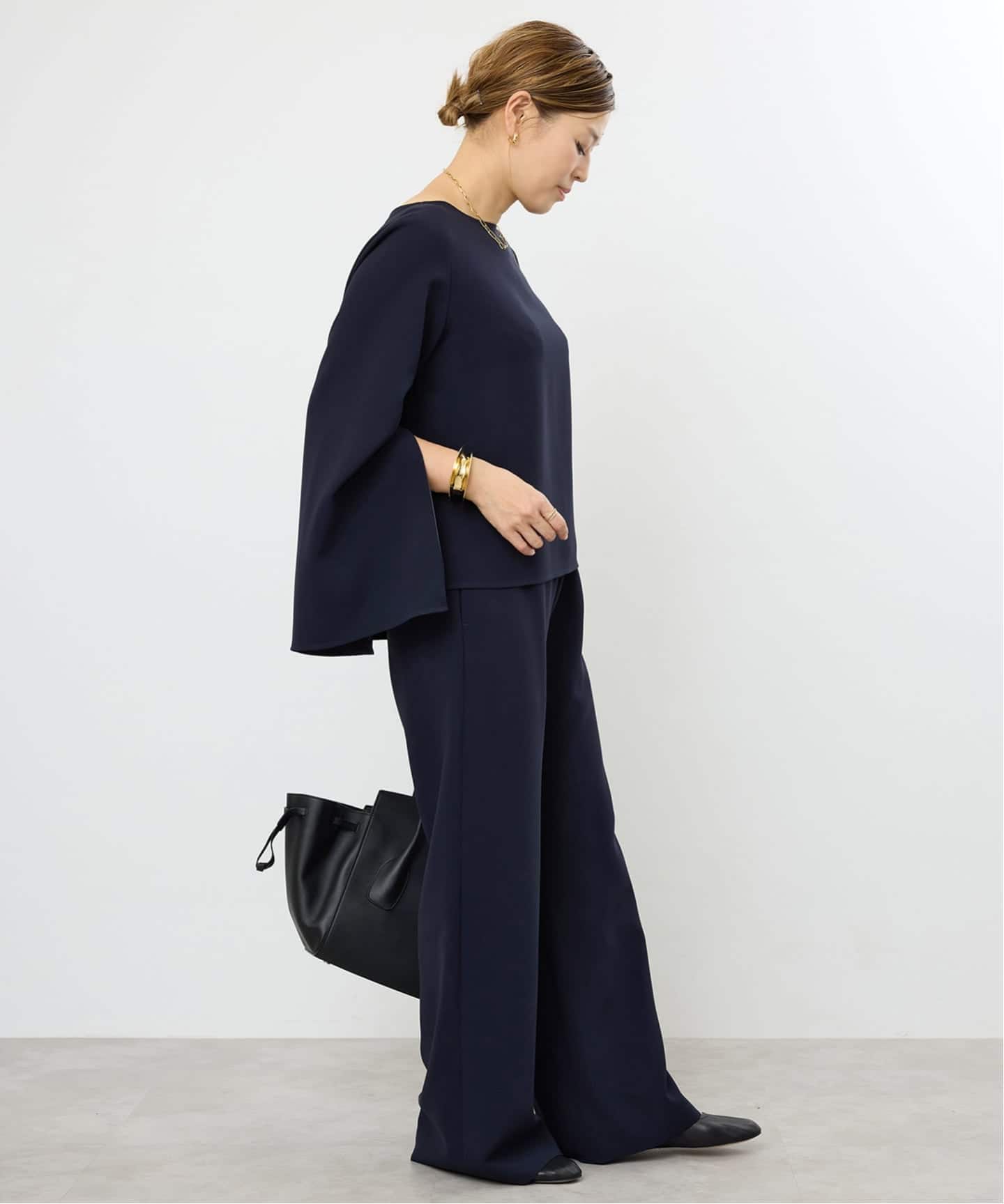 エブリデイアイライク 2024 Sofiaジップスリーブ ブラウス 美品✨DeuxiemeClasse 2024 Sofia ジップスリーブブラウス