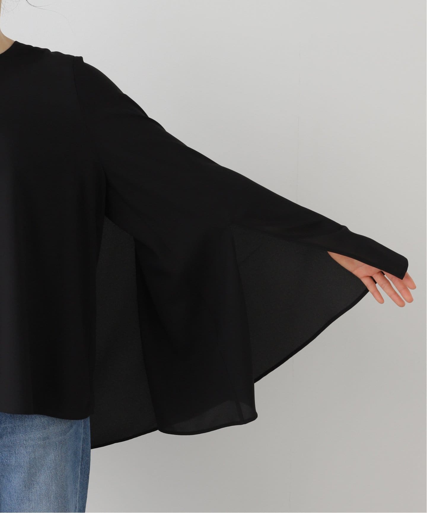 Col Pierrot/コルピエロ】Cape Blouse（シャツ／ブラウス