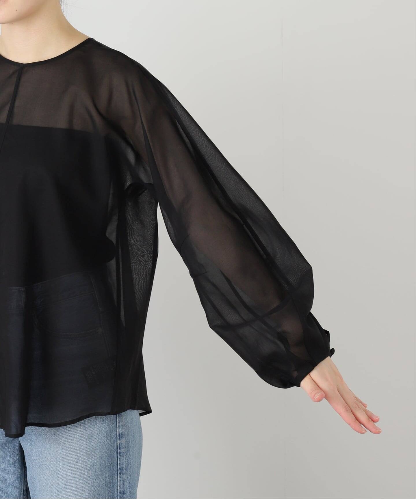 美品 コルピエロ ミューズドゥドゥーズィエムクラス SHEER ブルゾン 黒 Col Pierrot/コルピエロ】Military ブルゾン（ミリタリー）｜MUSE de