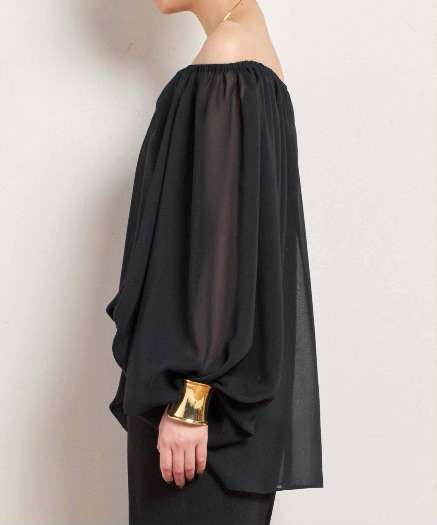 ap studio ブラウス シアー シフォン ブラック SPRING TOPS｜AP STUDIO（）｜ブログ｜BAYCREW'S STORE