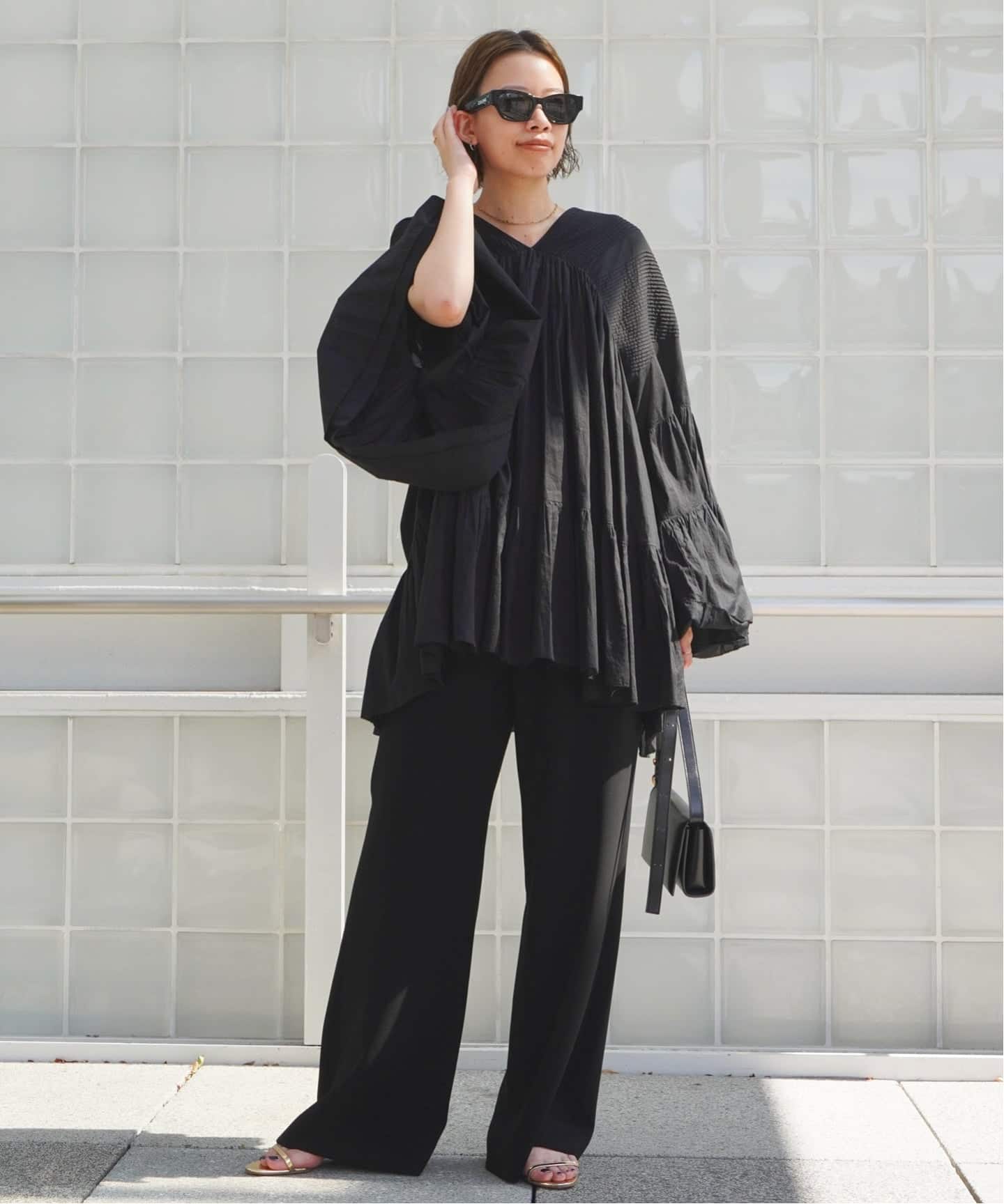 トップス AP STUDIO Dramatic Blouse Dramatic Blouse（シャツ／ブラウス）｜AP STUDIO（エーピー