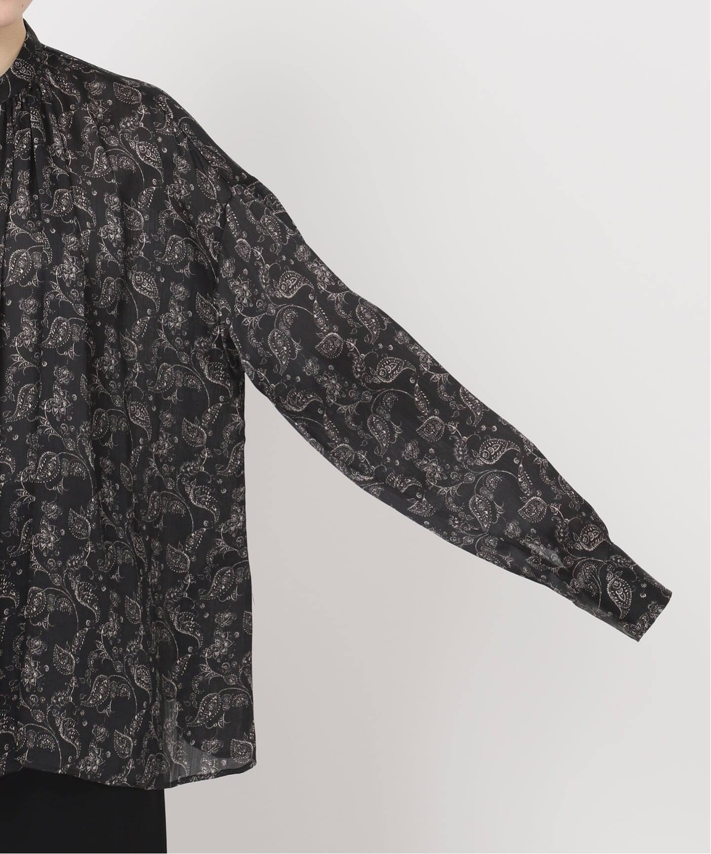 クチュールドアダム Stand Collar Botanical ブラウス COUTURE D'ADAM】Stand Collar Botanical Paisley Blouse（シャツ