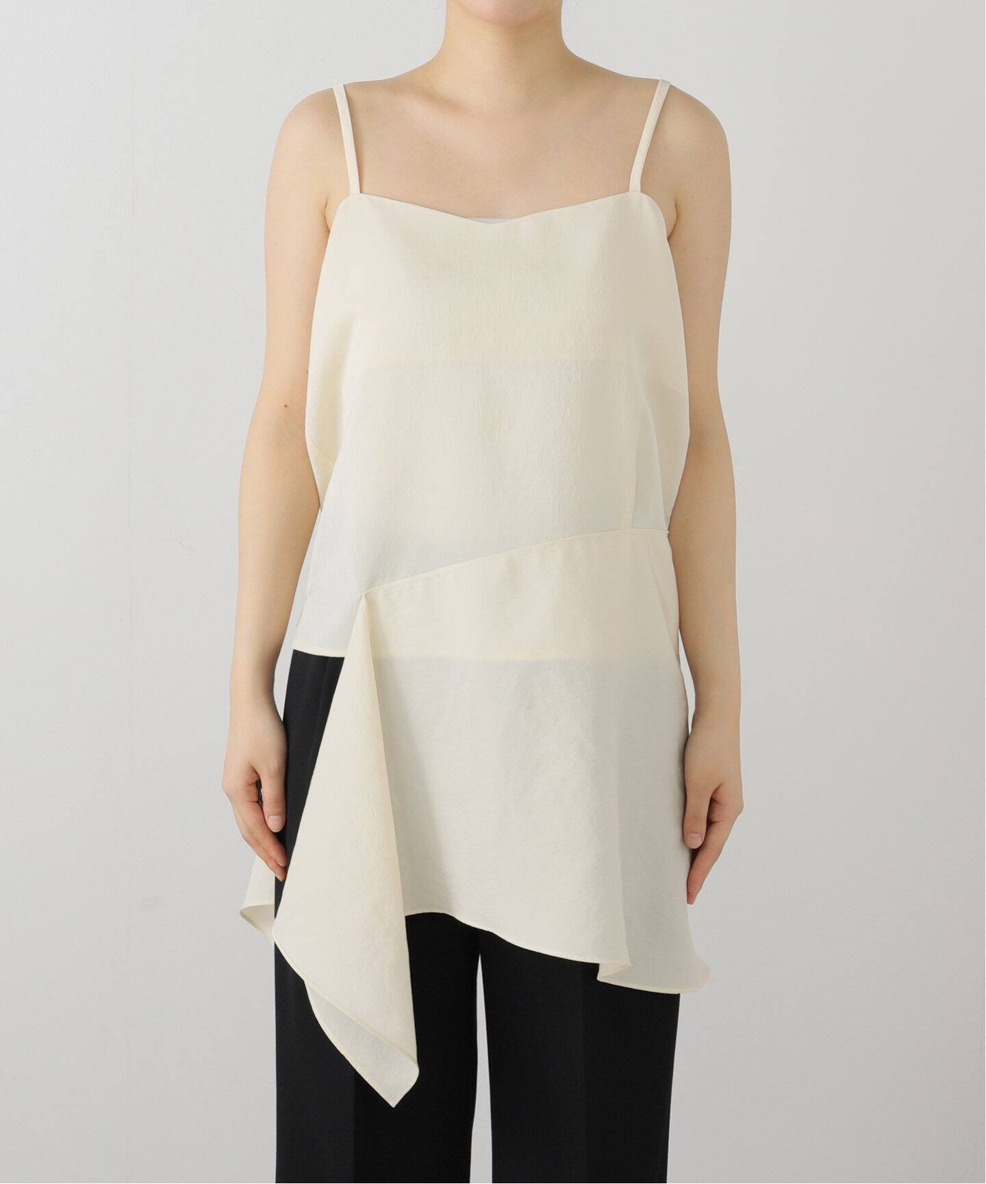 ブラウス シャツ 「SYSTEM/システム」TIE DETAILED SLEEVELESS TOP レディース SYSTEM/システム】TIE DETAILED SLEEVELESS TOP（シャツ