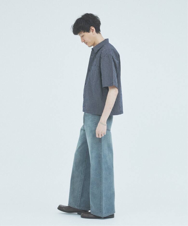 ミニ チェック クロップド 半袖 シャツ（シャツ／ブラウス）｜JOURNAL 