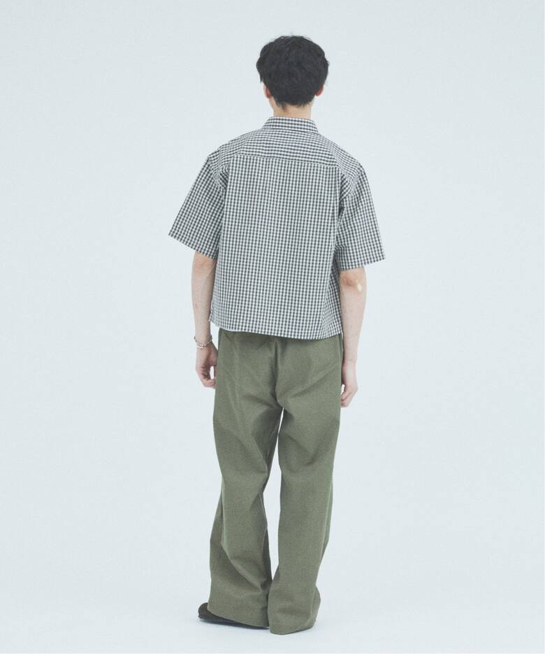 ミニ チェック クロップド 半袖 シャツ（シャツ／ブラウス）｜JOURNAL 