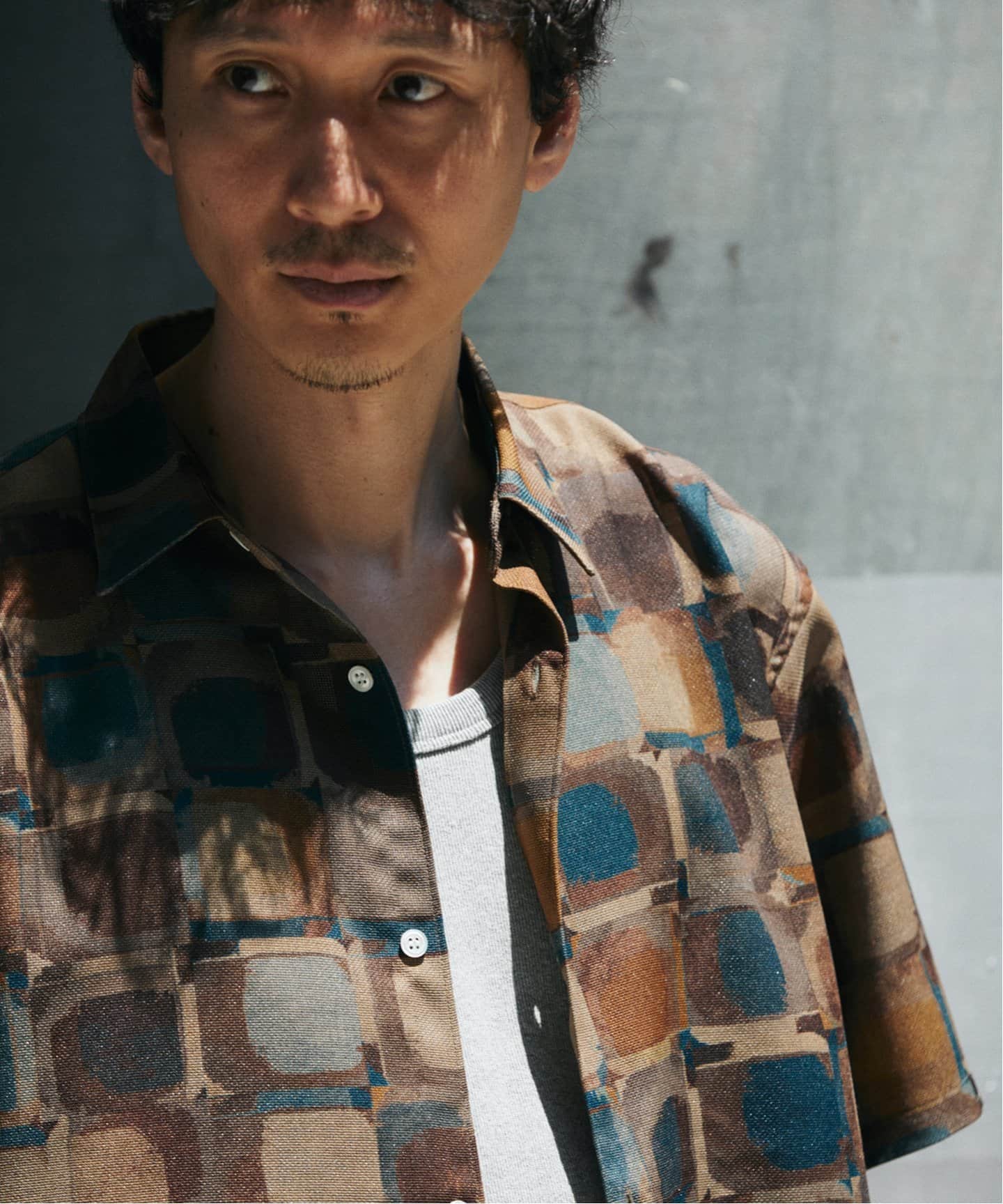 【JOURNAL STANDARD】EVALETメッシパターンシャツ 吸水速乾 / 通気性” EVALET メッシュ パターン シャツ（シャツ