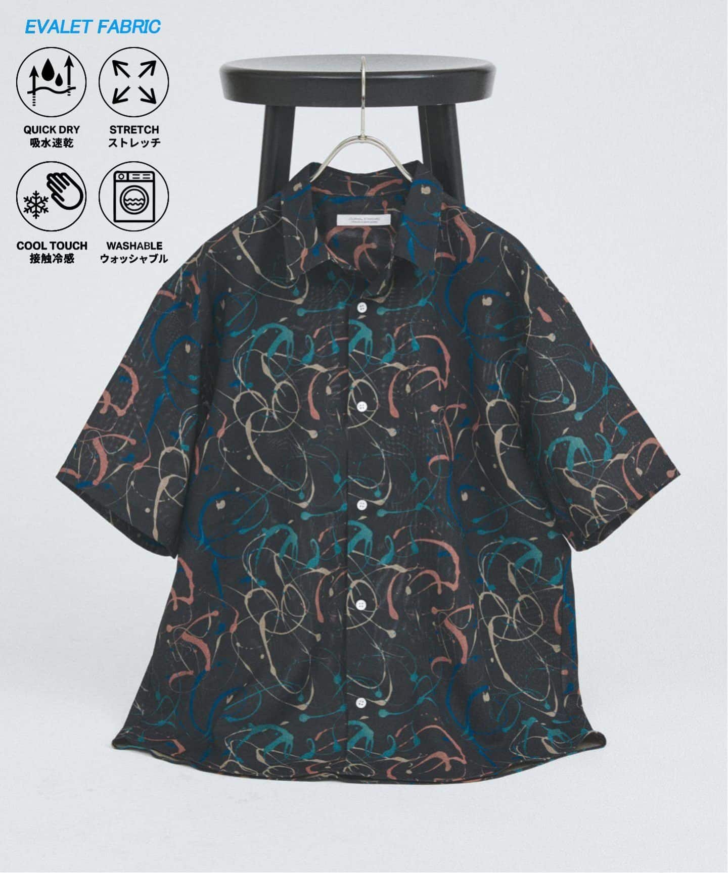 【JOURNAL STANDARD】EVALETメッシパターンシャツ JOURNAL STANDARD｜