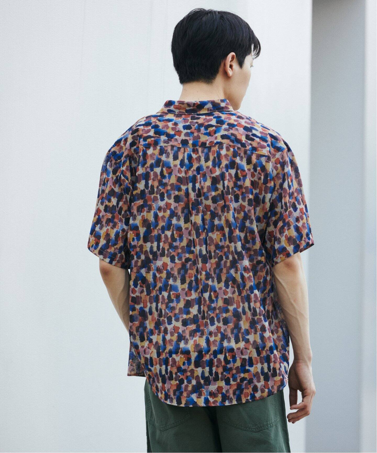 【JOURNAL STANDARD】EVALETメッシパターンシャツ JOURNAL STANDARD シャツ ”吸水速乾 / 通気性” EVALET ライト