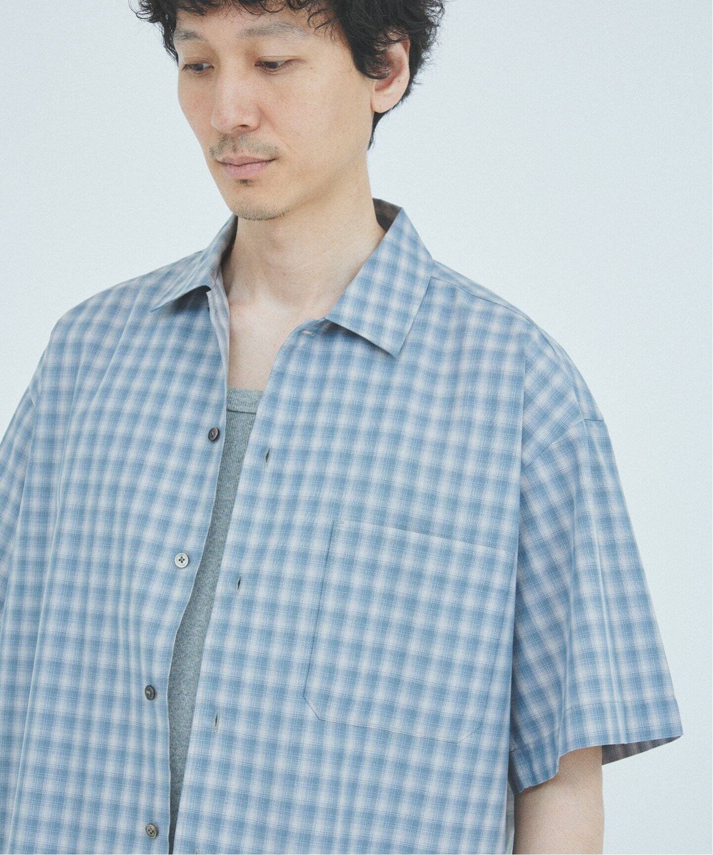 JOURNAL STANDARD ネイビー チェック 半袖シャツ Lサイズ 楽天市場】ミニ チェック クロップド 半袖 シャツ JOURNAL