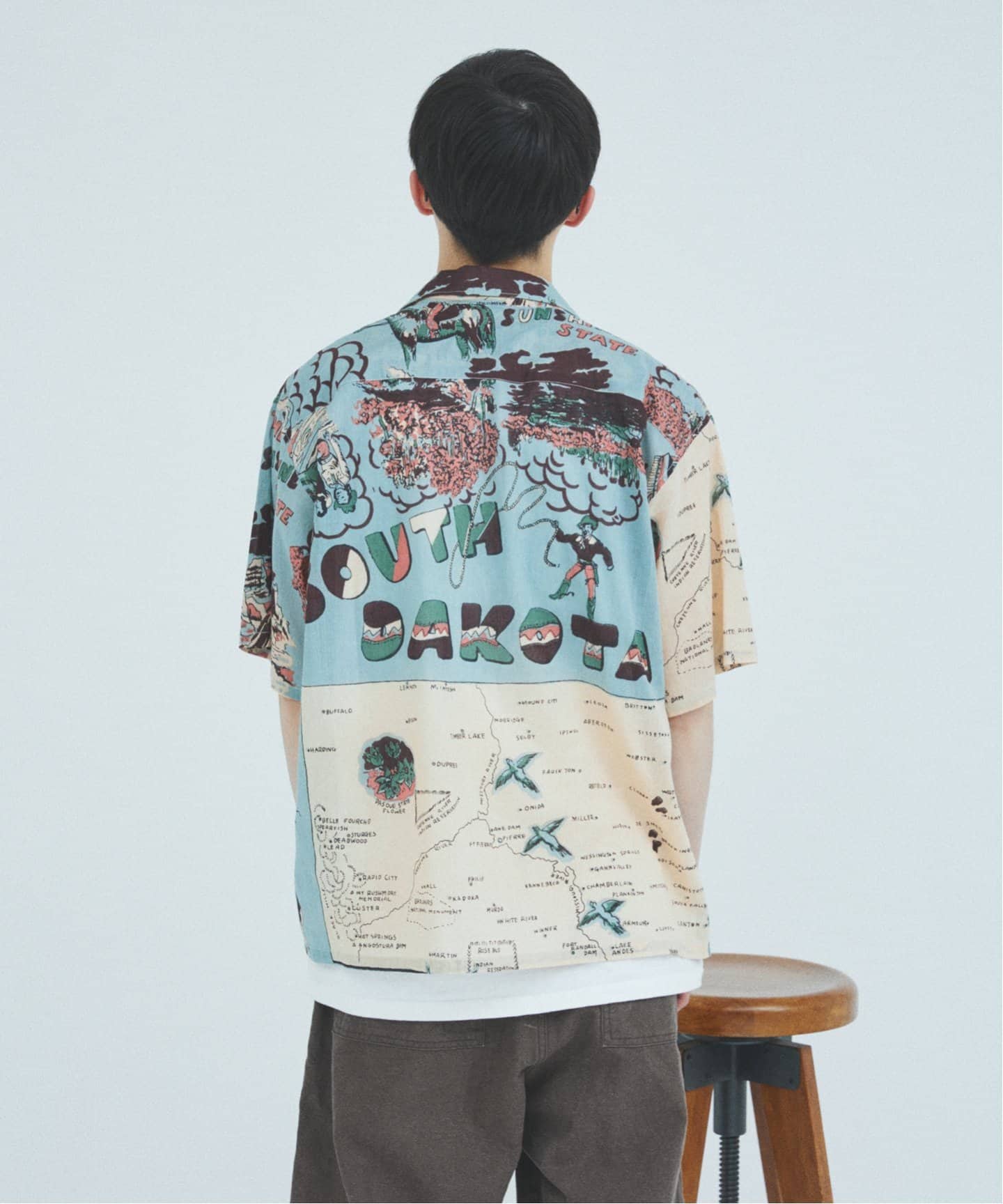 BINDU / ビンドゥー Indian cotton pattern S/S（シャツ