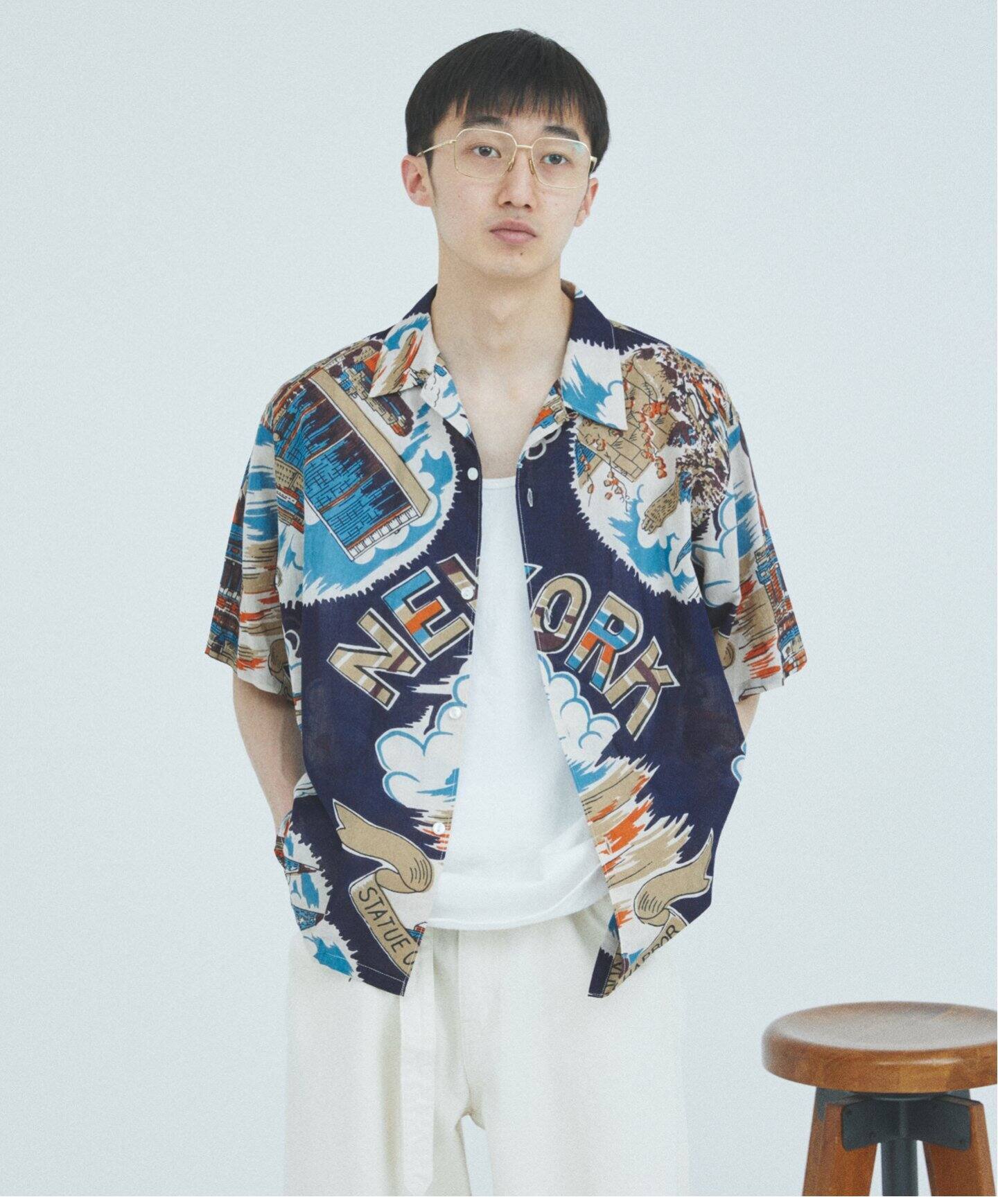BINDU / ビンドゥー Indian cotton pattern S/S（シャツ／ブラウス