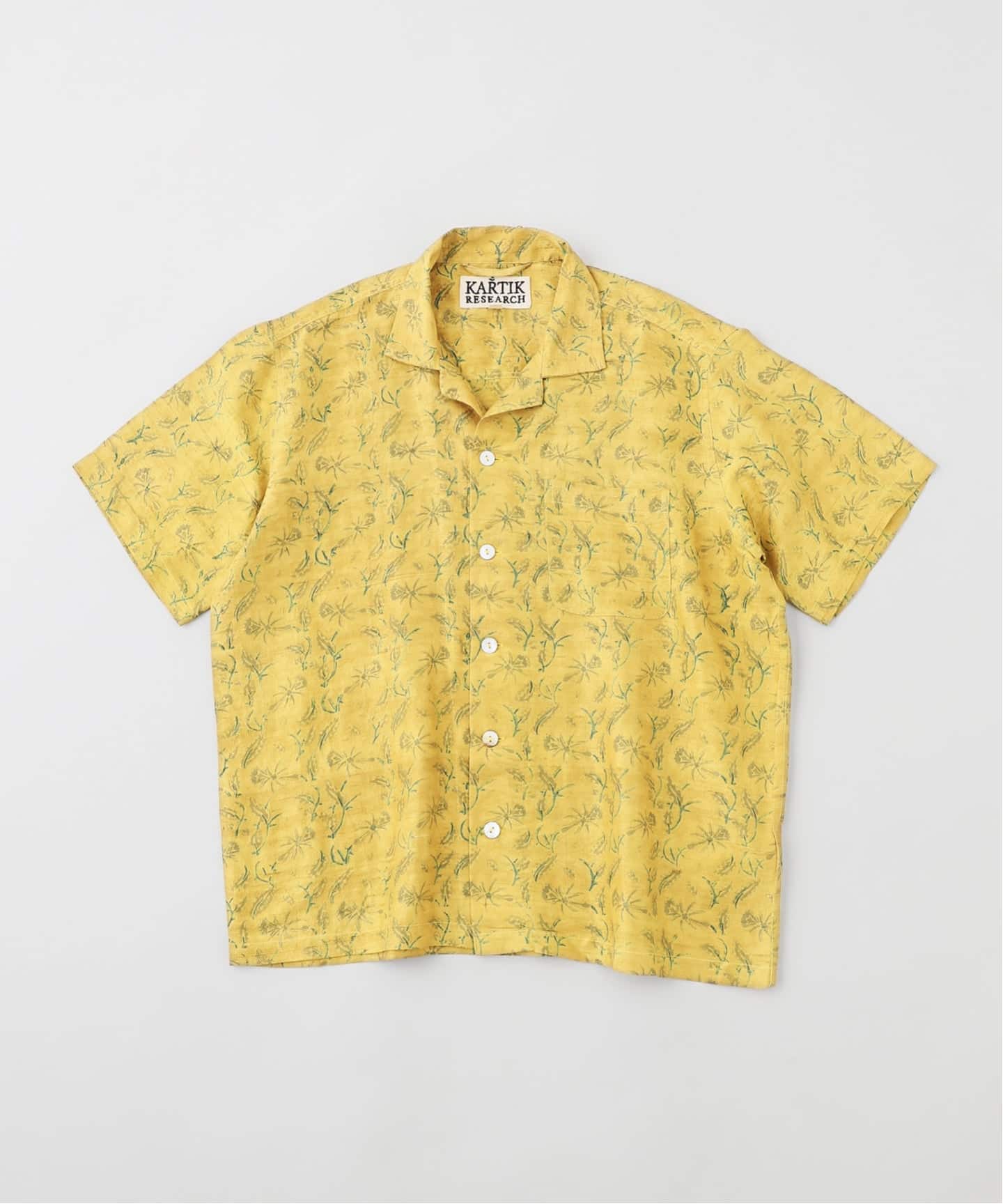 Kartik Research カーティックリサーチ 半袖シャツ M レア KARTIK RESEARCH カルティック リサーチ CAMP SHIRT（シャツ