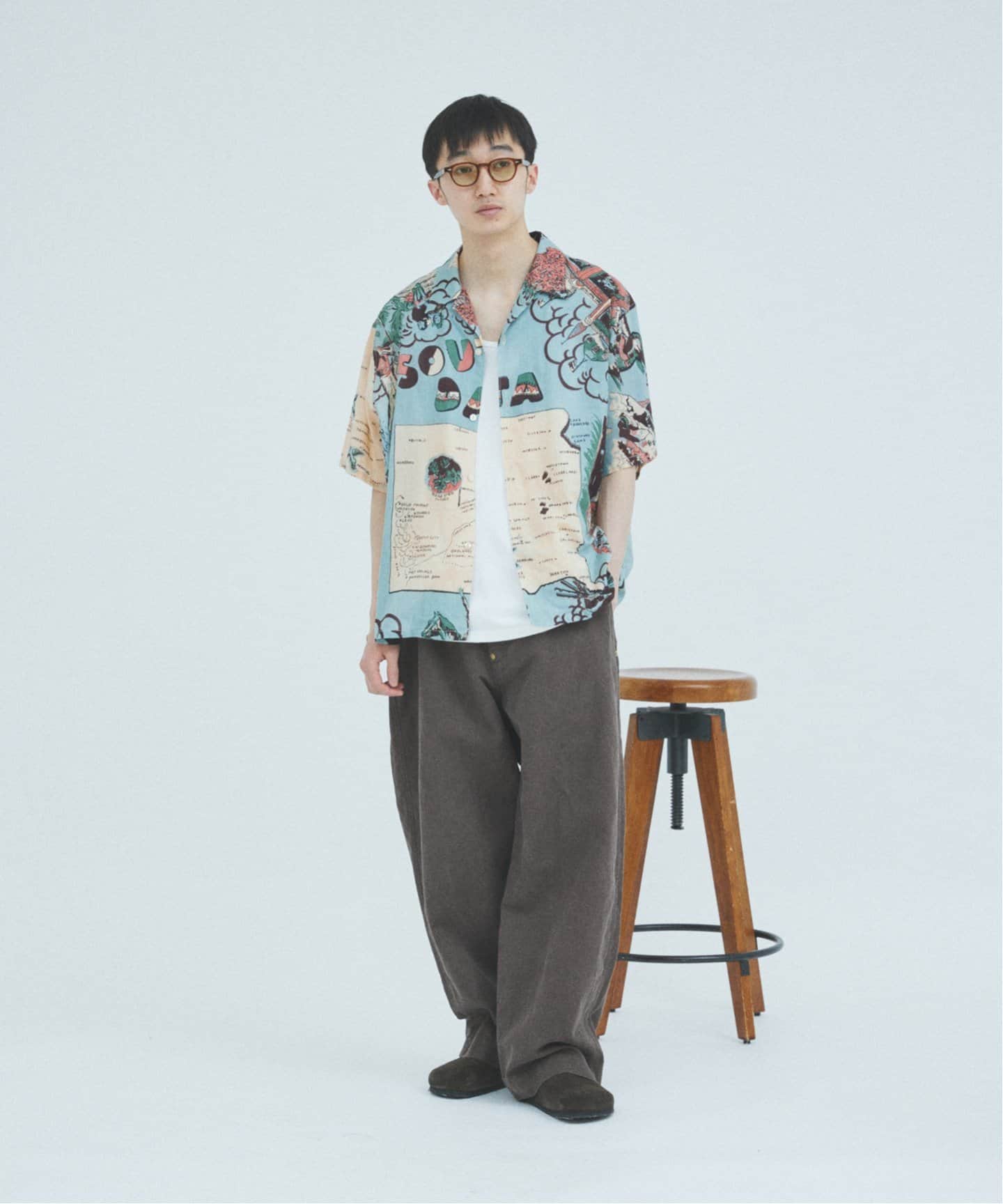 BINDU / ビンドゥー Indian cotton pattern S/S（シャツ／ブラウス