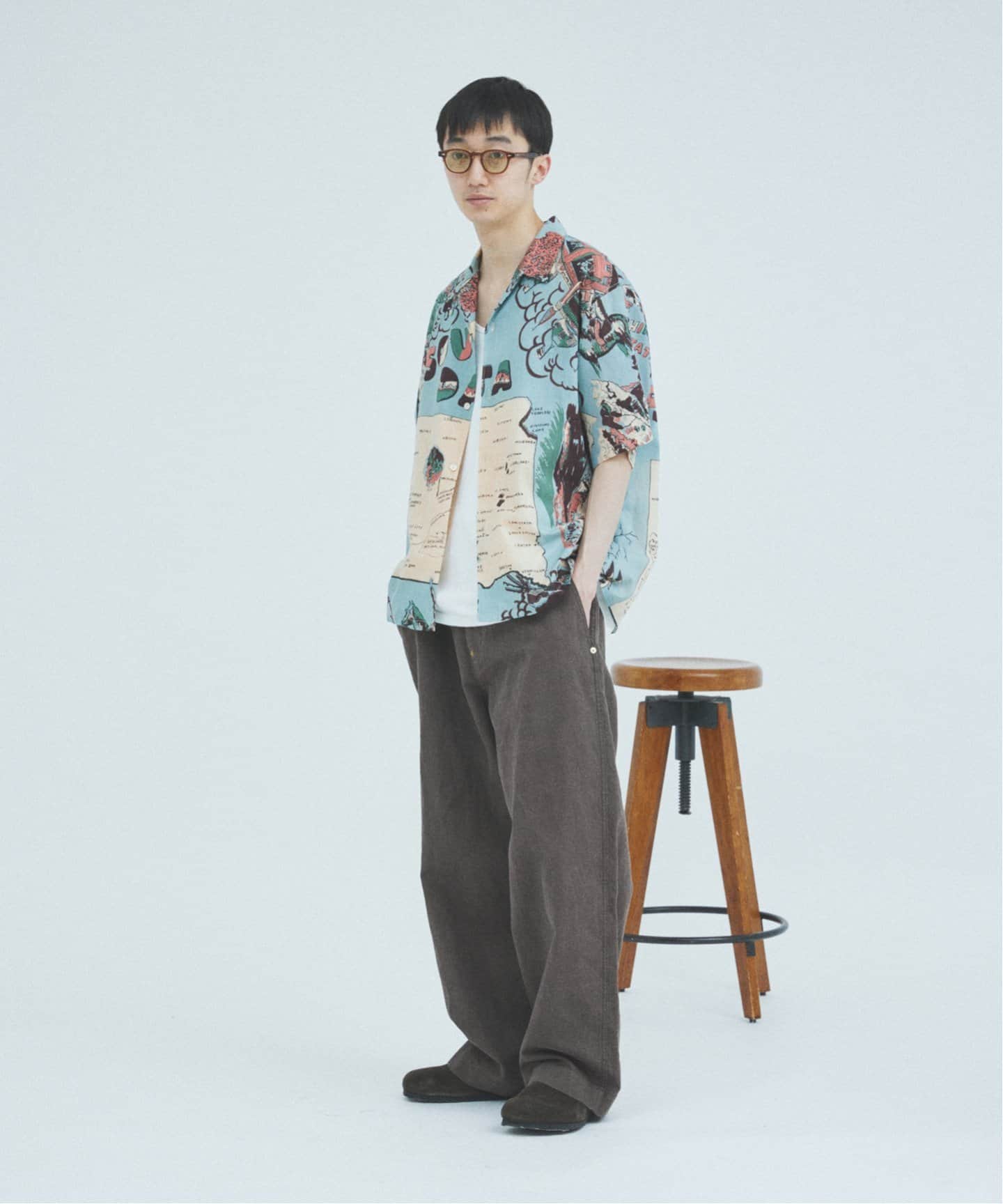 BINDU / ビンドゥー Indian cotton pattern S/S（シャツ／ブラウス