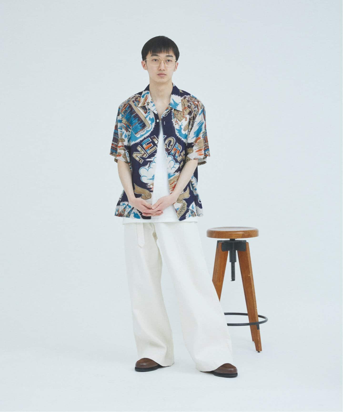 BINDU / ビンドゥー Indian cotton pattern S/S（シャツ／ブラウス
