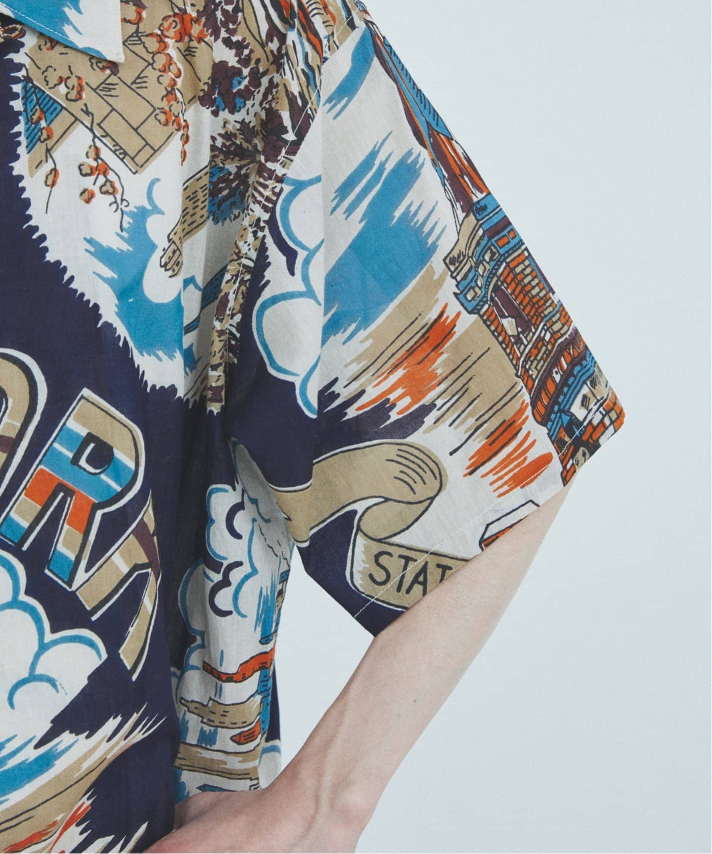 BINDU / ビンドゥー Indian cotton pattern S/S（シャツ／ブラウス