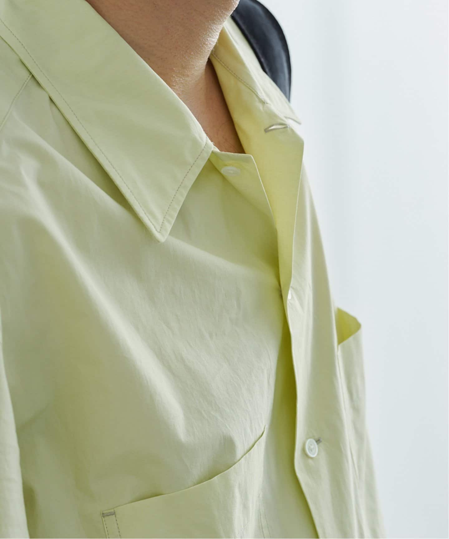 LEMAIRE コンバーチブルカラーシャツ　イエロー　M LEMAIRE / ルメール】CONVERTIBLE SHIRT（シャツ／ブラウス）｜JOURNAL