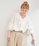 《追加》【WEB限定】ウォッシャブル / R/NYラッフルフリルブラウス