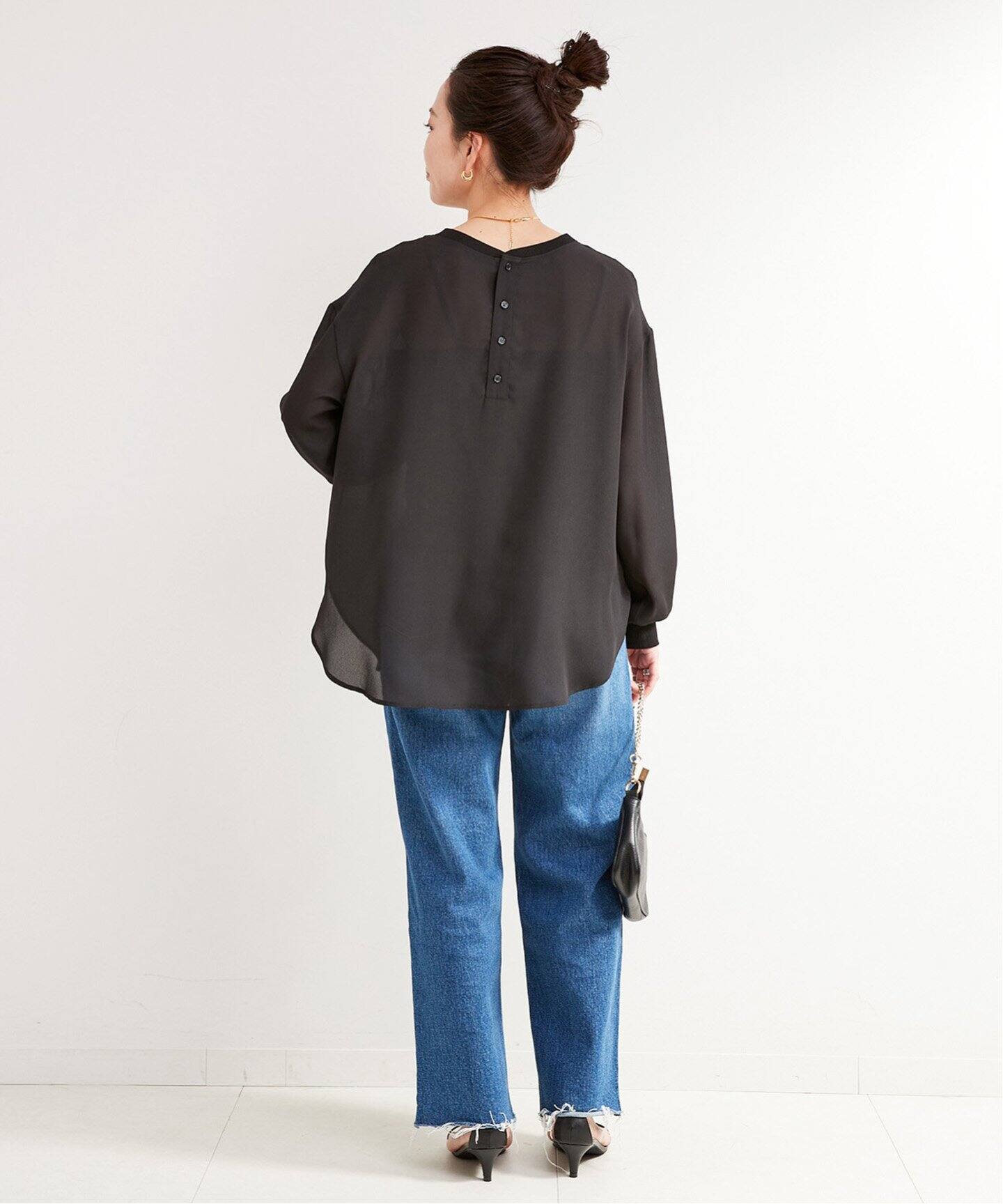 【未使用】plage TW STRETCH Tブラウス 36 追加2》シアーTブラウス(シャツ/ブラウス)|B.C STOCK(ベー