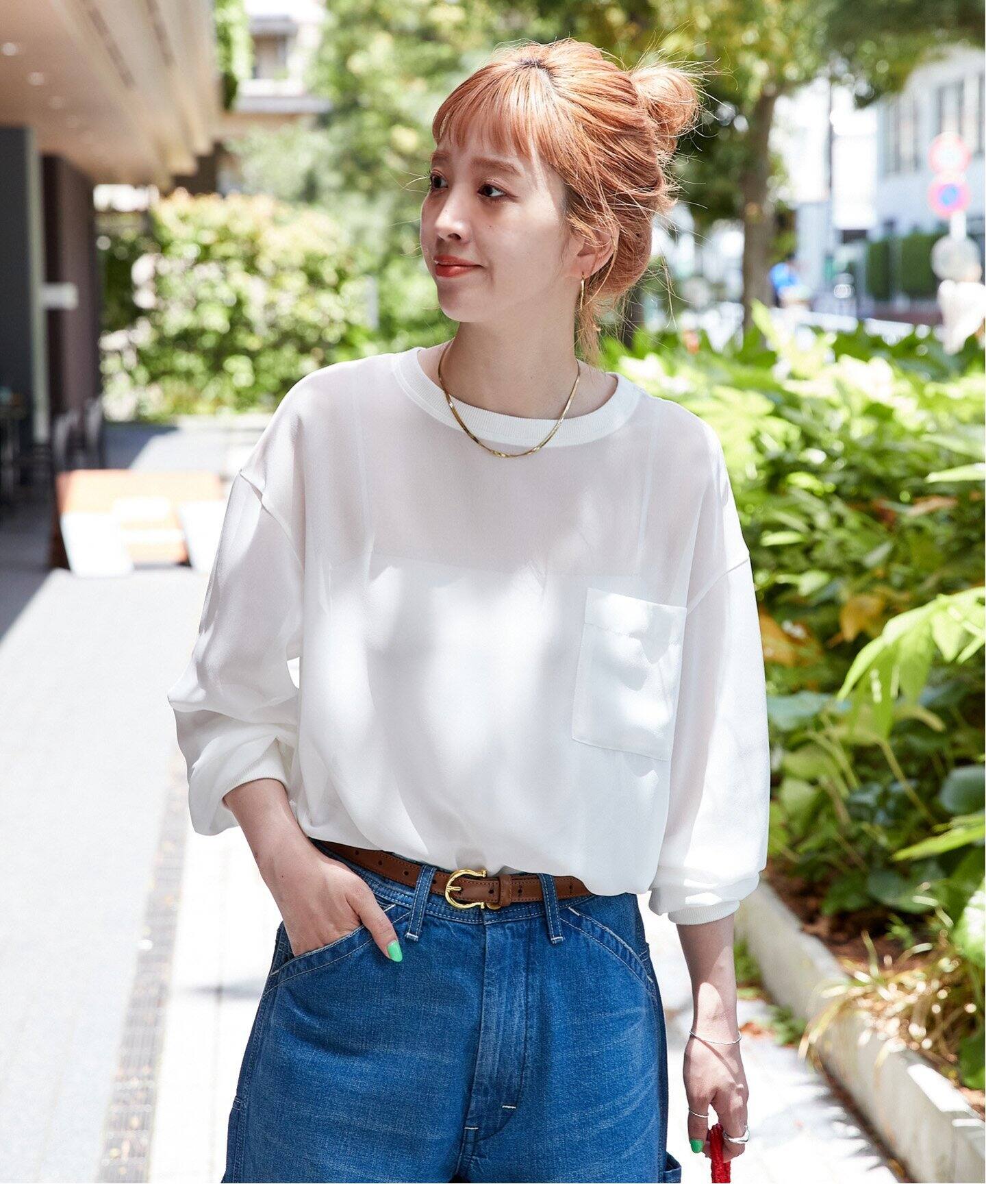 追加2》シアーTブラウス（シャツ／ブラウス）｜B.C STOCK（ベーセー