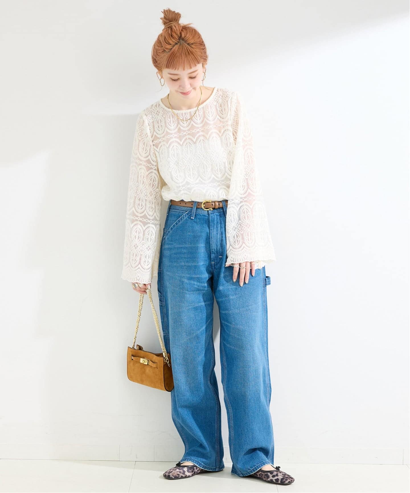 追加2》手洗い可 / 総レースブラウス（シャツ／ブラウス）｜B.C STOCK