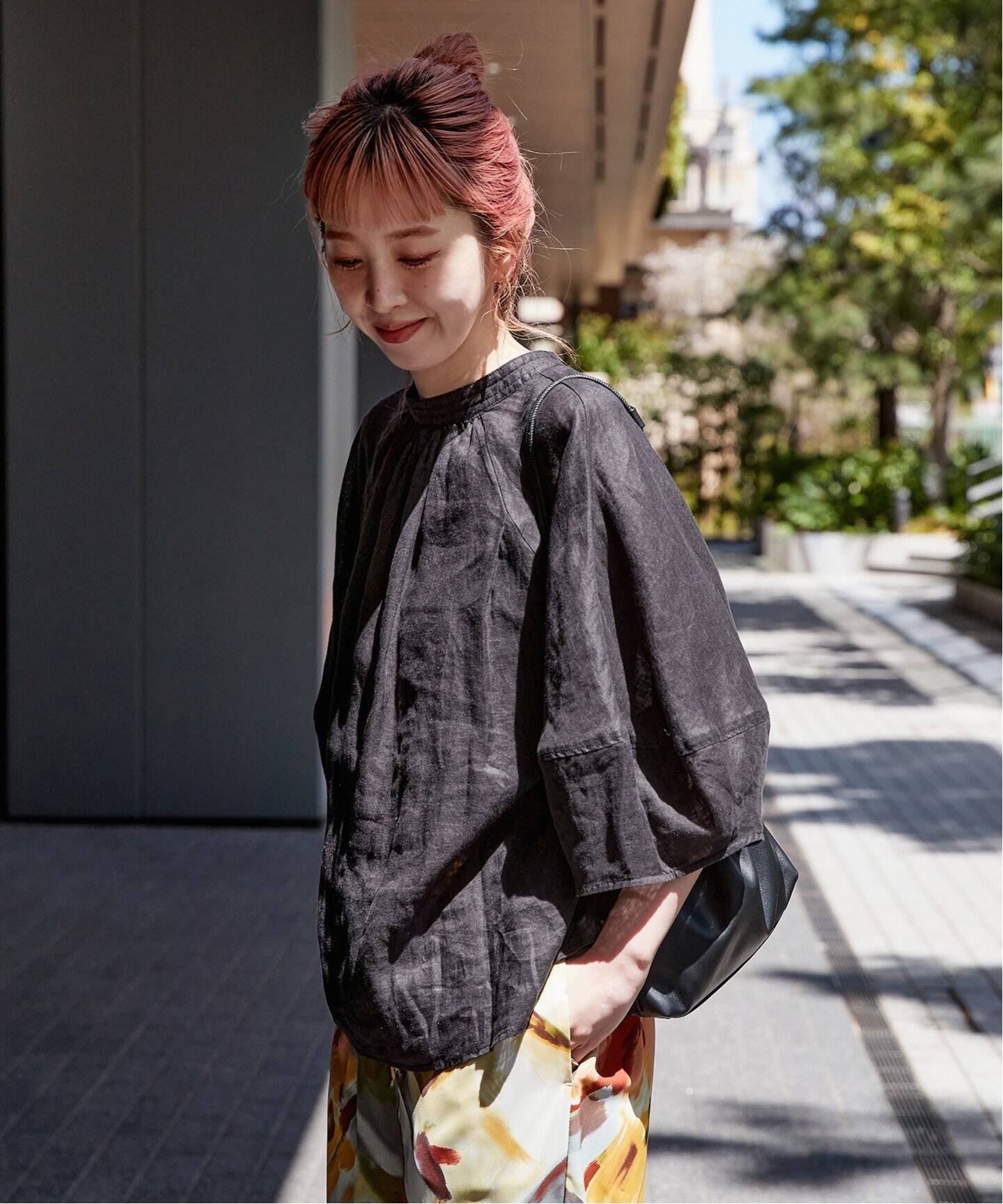 セール】【S-LL/前後2WAY/洗濯後しわになりにくい】お袖刺繍