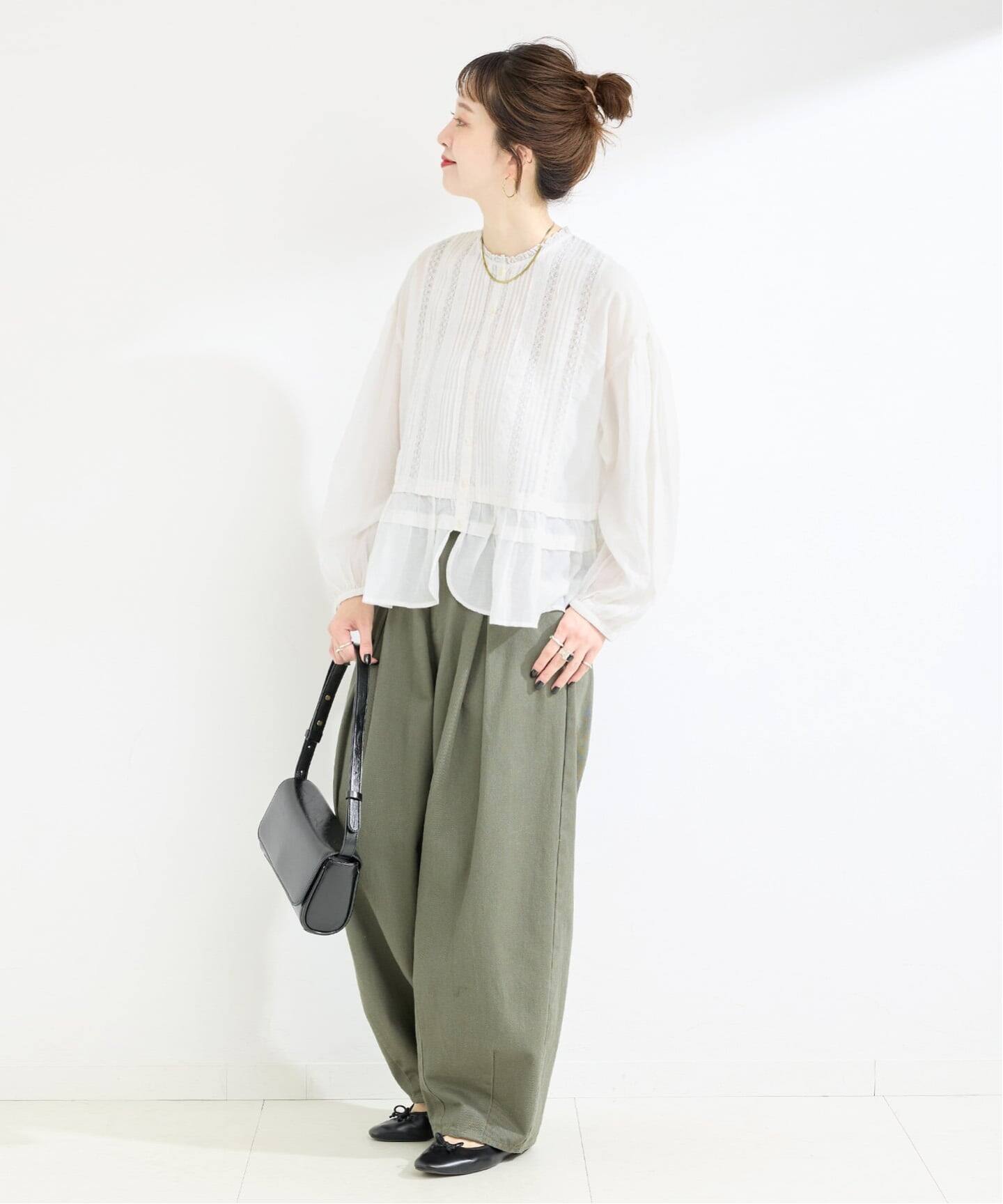 FANAKA / ファナカ リバーレースペプラムブラウス セール】【WEB限定】手洗い可 / FANAKA / ファナカ リバーレース