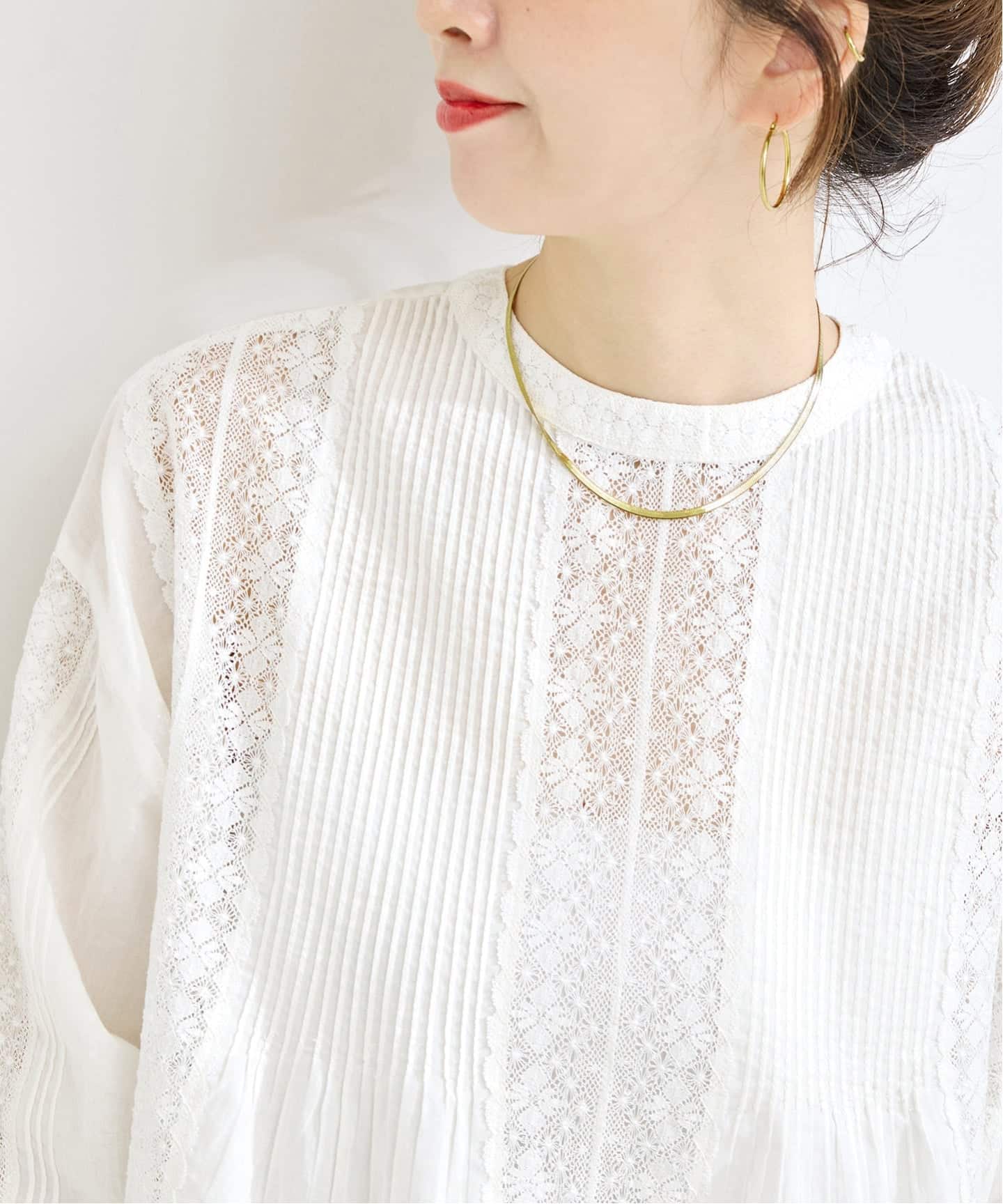 Fanaka ファナカ 25SS リバーレースヨーク刺繍ピンタックブラウス 楽天市場】Fanaka リバーレースヨーク刺繍ピンタックブラウス