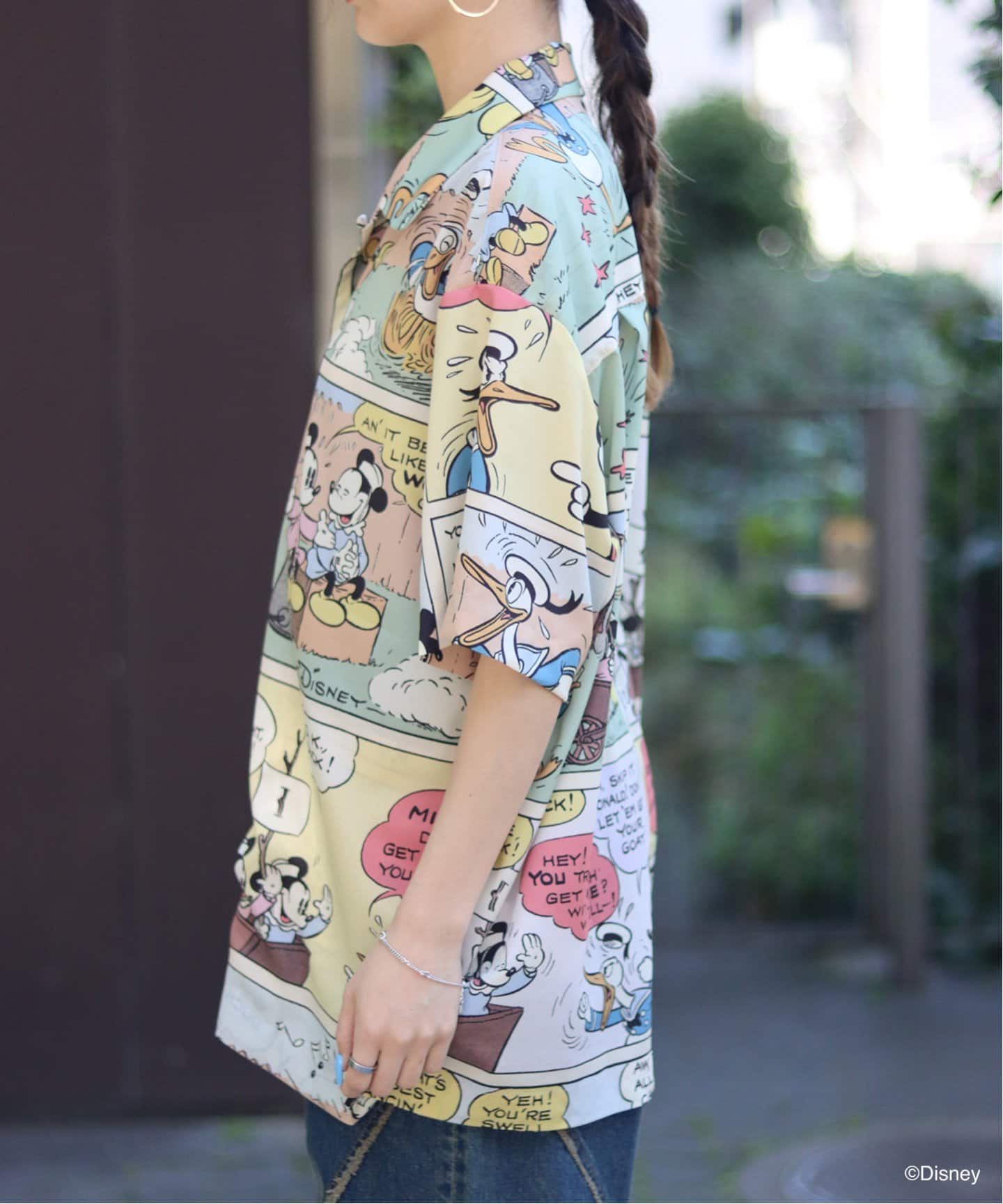 アメコミ Chacha ChahChah/DISNEY/AMEKOMI CHILLING SHIRT（シャツ／ブラウス
